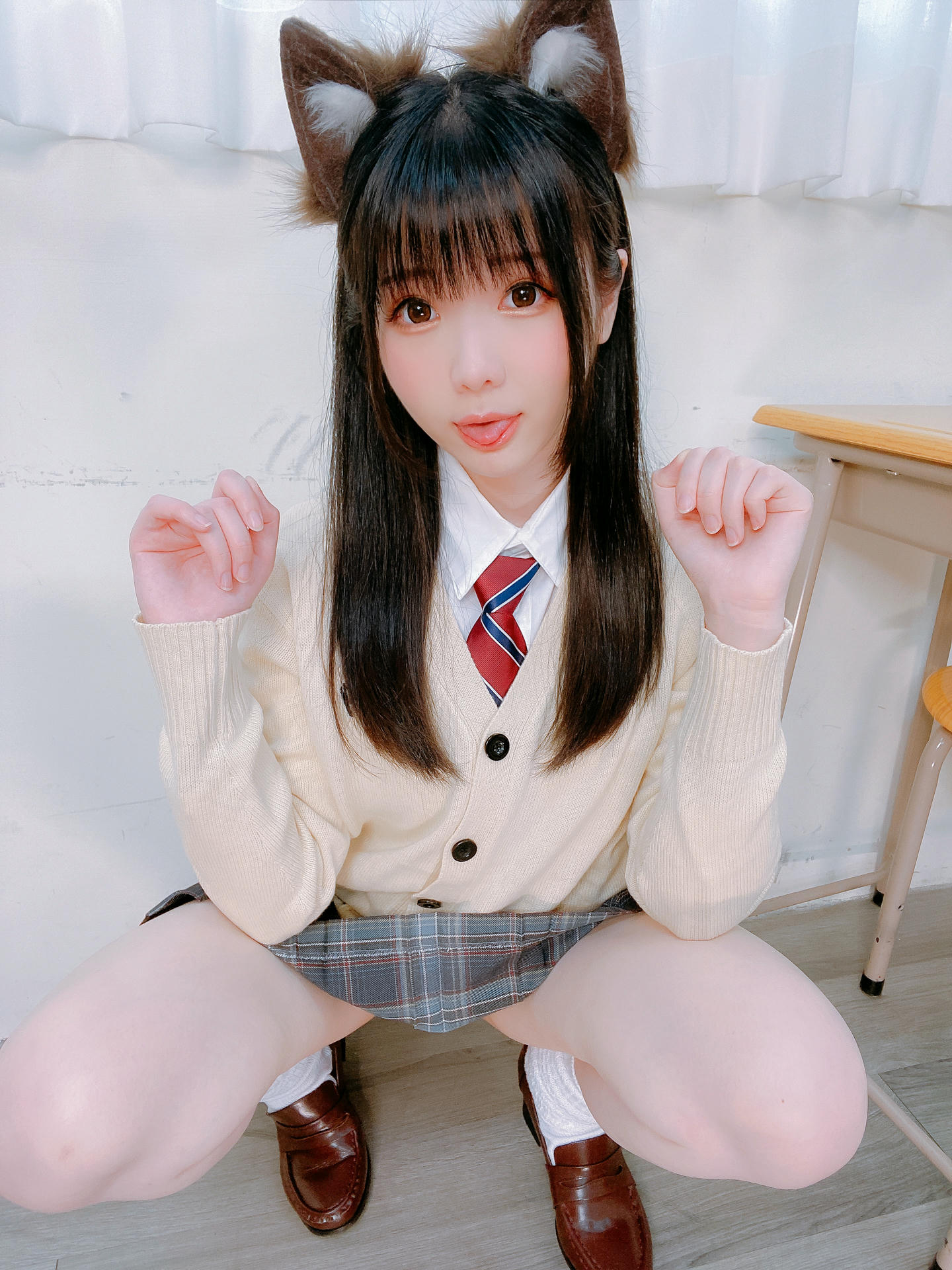 霜月shimo NO.072 Fantia 2022年07月会员合集(7期) [133P-627MB]-2022-07-24 猫耳制服🐱 [21P-173.74MB]_第1集