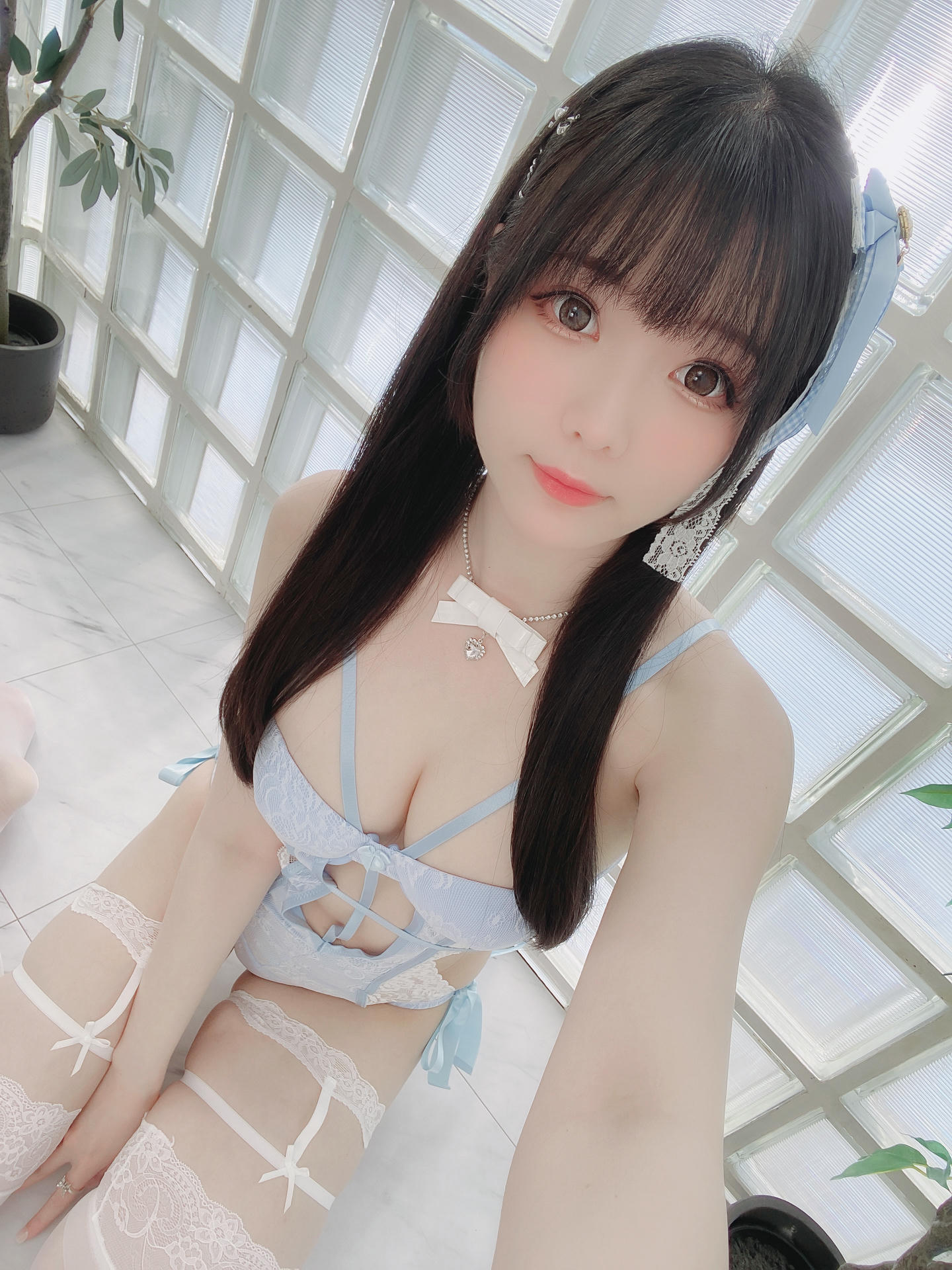 霜月shimo NO.124 Blue Lingerie[41P 309.5M]_第2集