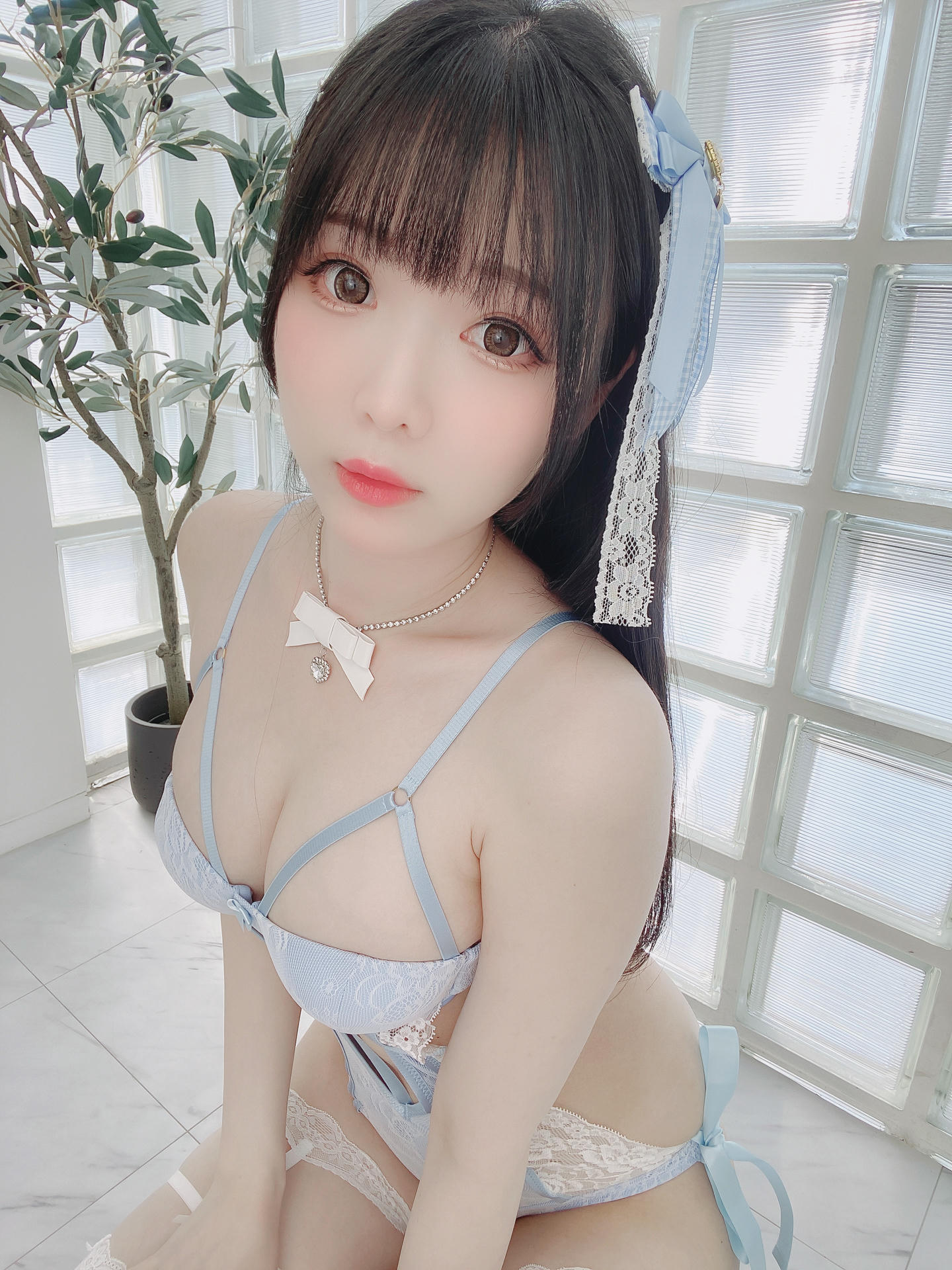 霜月shimo NO.124 Blue Lingerie[41P 309.5M]_第2集