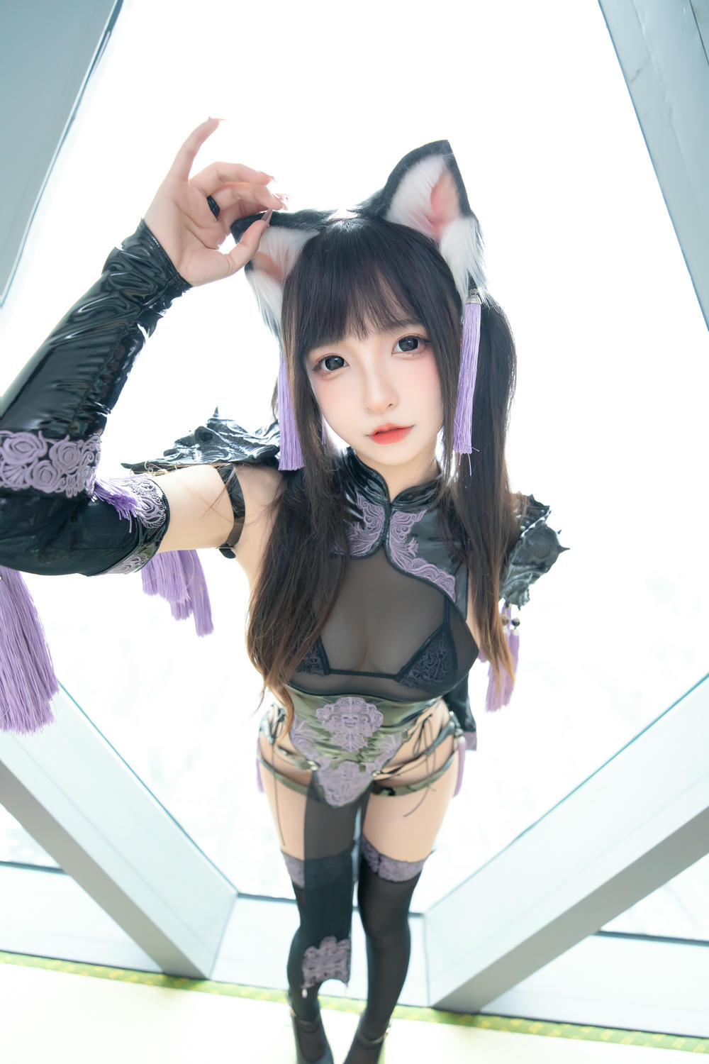 神乐坂真冬-神楽坂真冬 NO.141 旗袍猫女 [75P2V 223MB]_第1集
