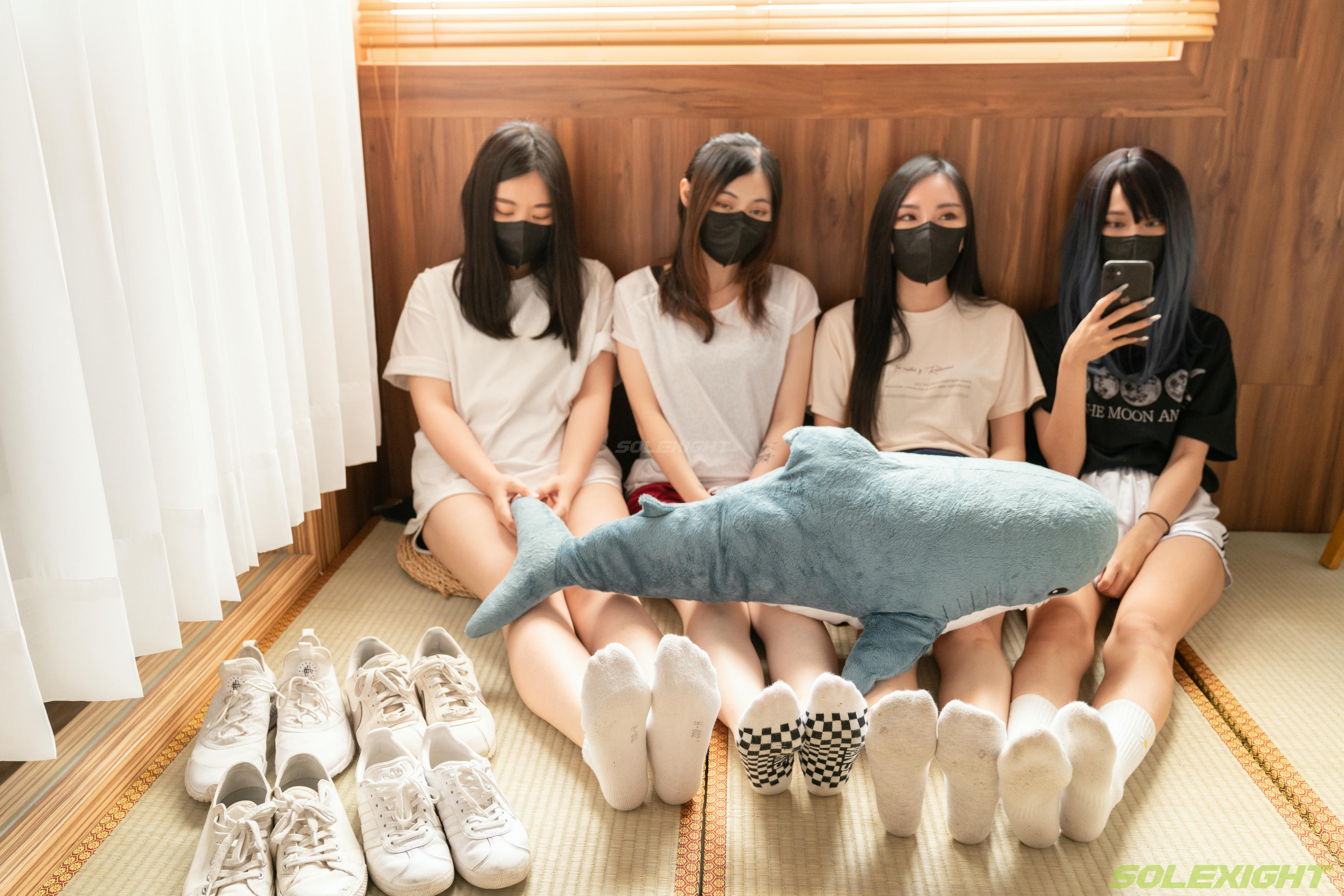 台湾SOLEXIGHT NO.020 Ava+BiBi+Salome+Sherry (棉襪,裸足)（8000PX-182P+4K-1V）【顶配版】（限定作品已停售）-Ava+BiBi+Salome+Sherry-Socks-8000PX-Solexight_第6集