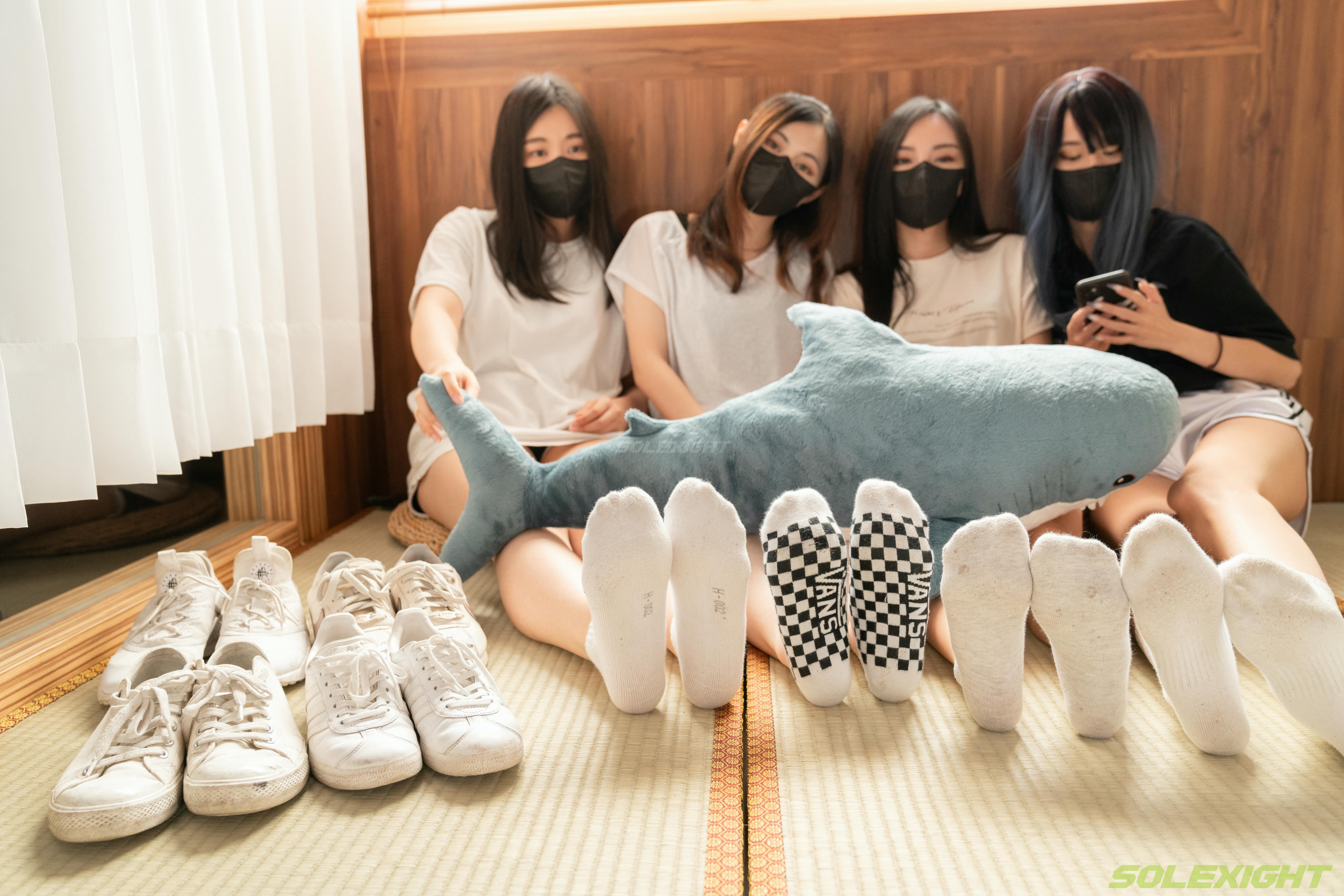 台湾SOLEXIGHT NO.020 Ava+BiBi+Salome+Sherry (棉襪,裸足)（8000PX-182P+4K-1V）【顶配版】（限定作品已停售）-Ava+BiBi+Salome+Sherry-Socks-8000PX-Solexight_第6集
