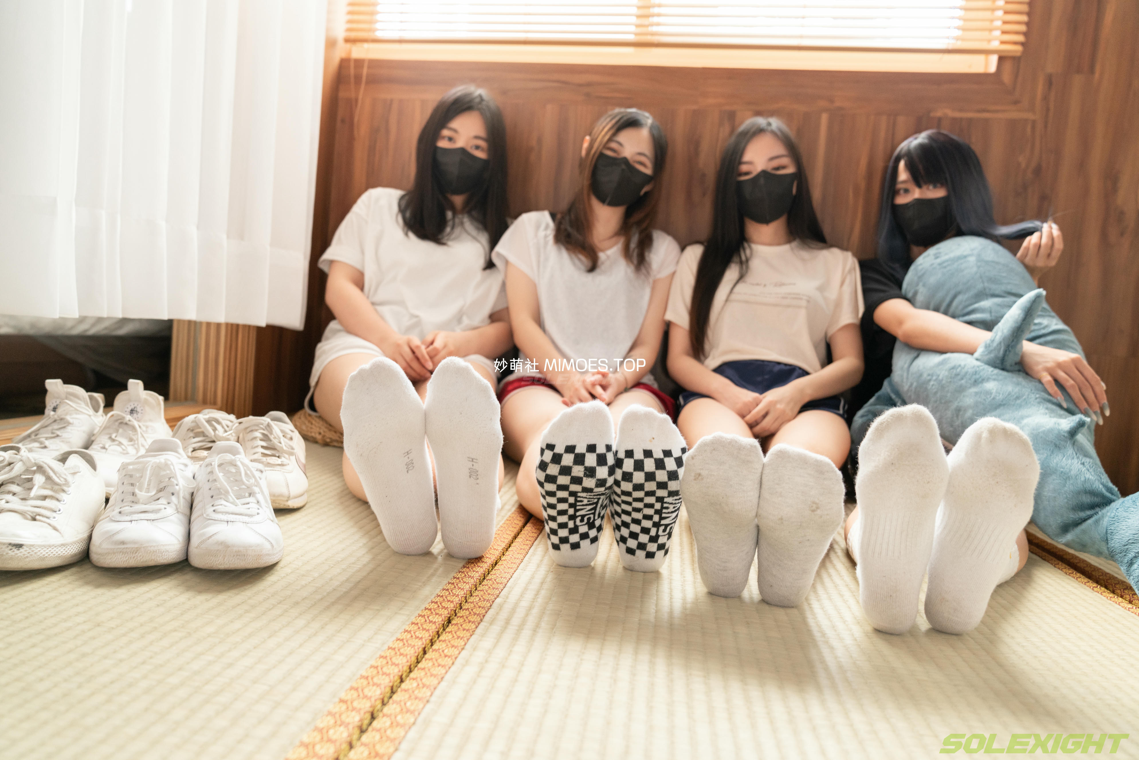 台湾SOLEXIGHT NO.020 Ava+BiBi+Salome+Sherry (棉襪,裸足)（8000PX-182P+4K-1V）【顶配版】（限定作品已停售）-Ava+BiBi+Salome+Sherry-Socks-8000PX-Solexight_第6集