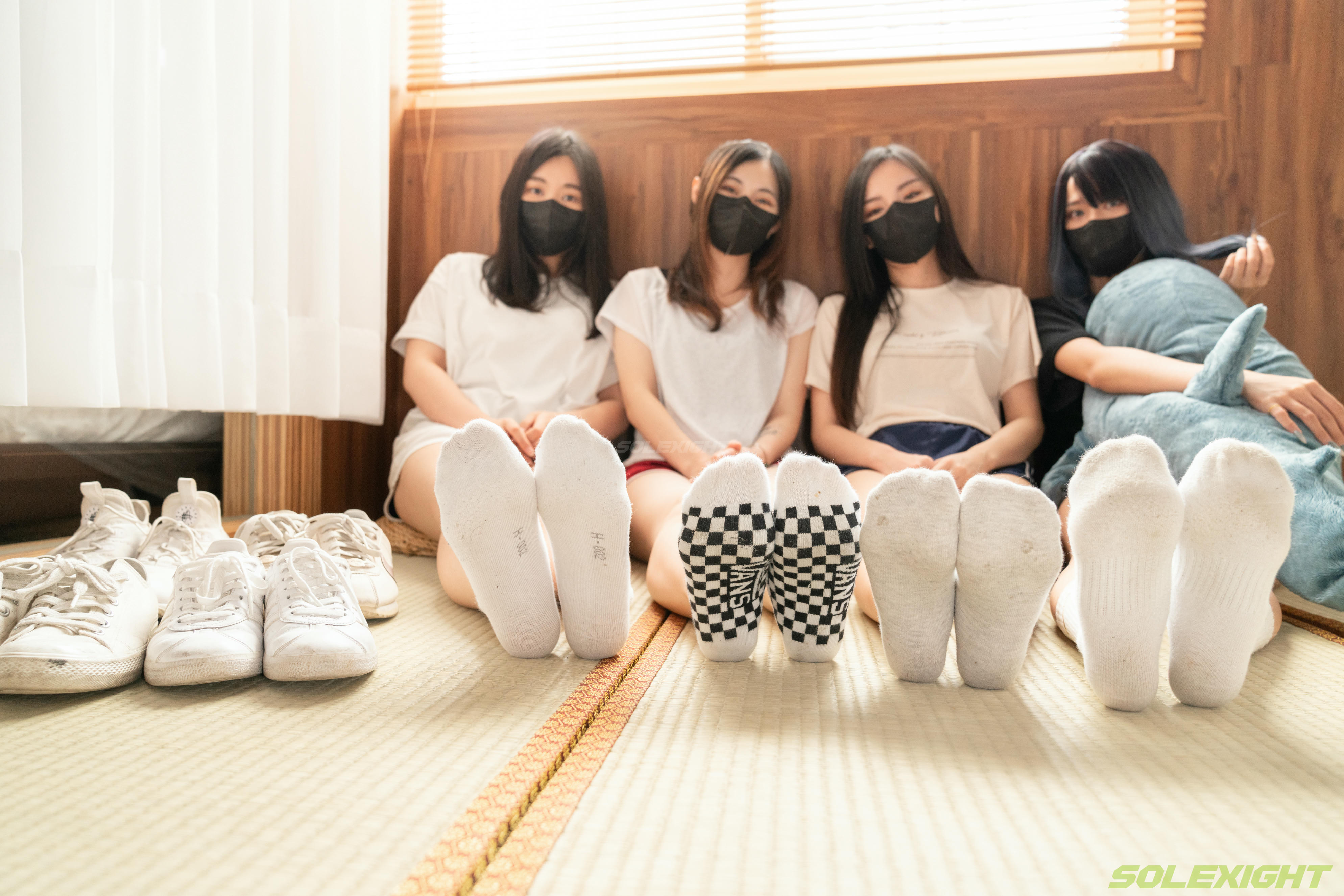 台湾SOLEXIGHT NO.020 Ava+BiBi+Salome+Sherry (棉襪,裸足)（8000PX-182P+4K-1V）【顶配版】（限定作品已停售）-Ava+BiBi+Salome+Sherry-Socks-8000PX-Solexight_第6集