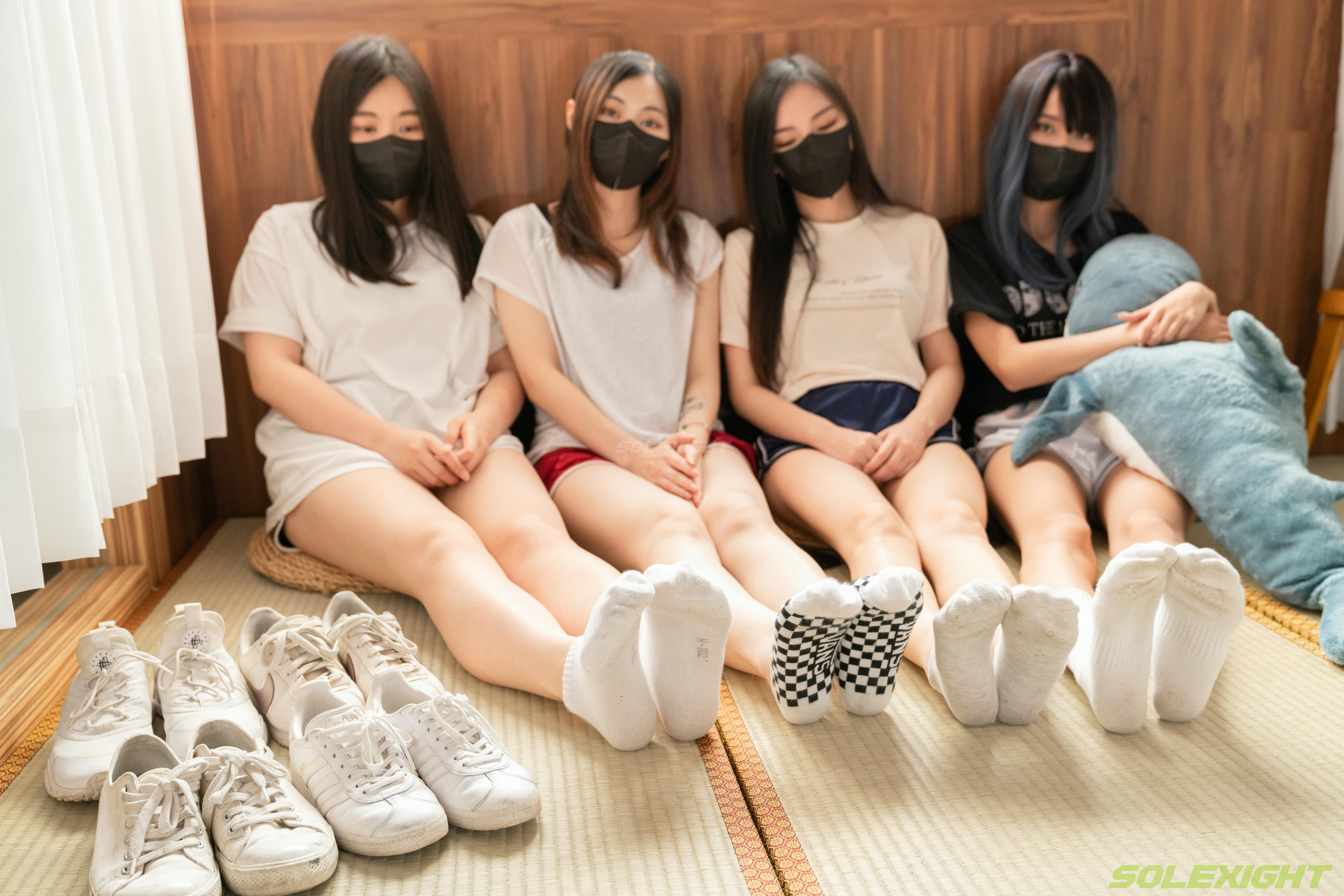 台湾SOLEXIGHT NO.020 Ava+BiBi+Salome+Sherry (棉襪,裸足)（8000PX-182P+4K-1V）【顶配版】（限定作品已停售）-Ava+BiBi+Salome+Sherry-Socks-8000PX-Solexight_第6集