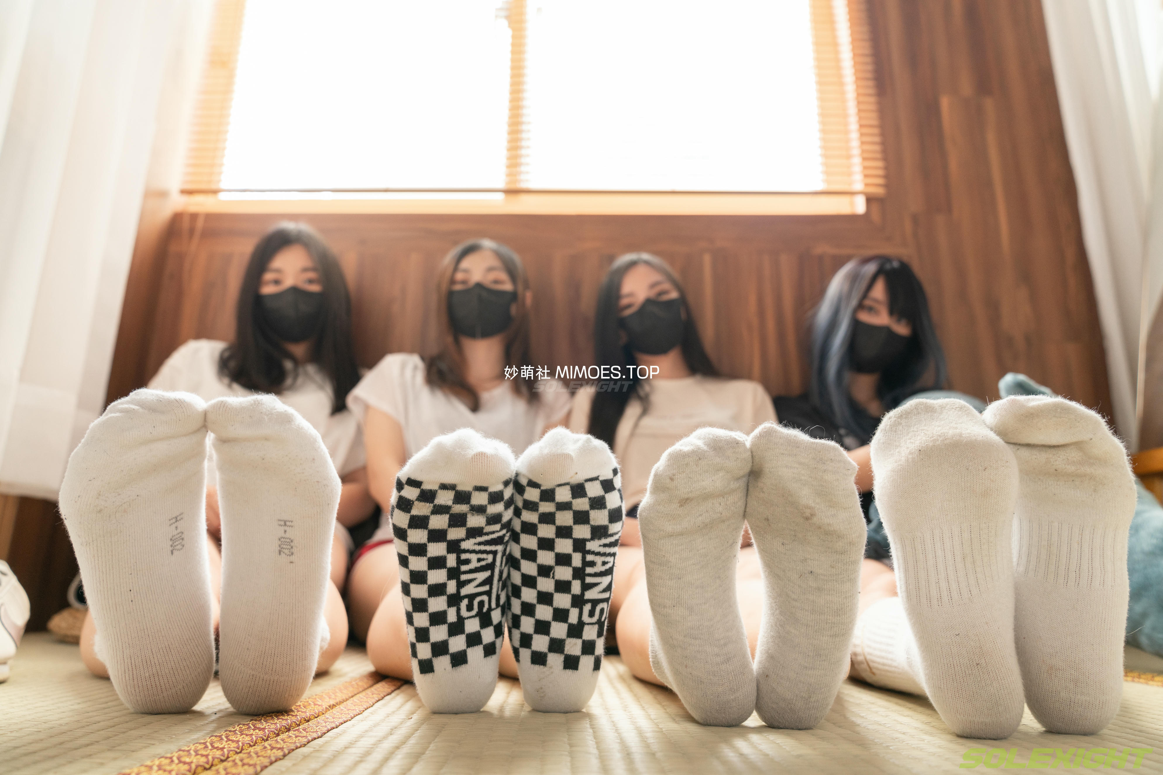 台湾SOLEXIGHT NO.020 Ava+BiBi+Salome+Sherry (棉襪,裸足)（8000PX-182P+4K-1V）【顶配版】（限定作品已停售）-Ava+BiBi+Salome+Sherry-Socks-8000PX-Solexight_第6集