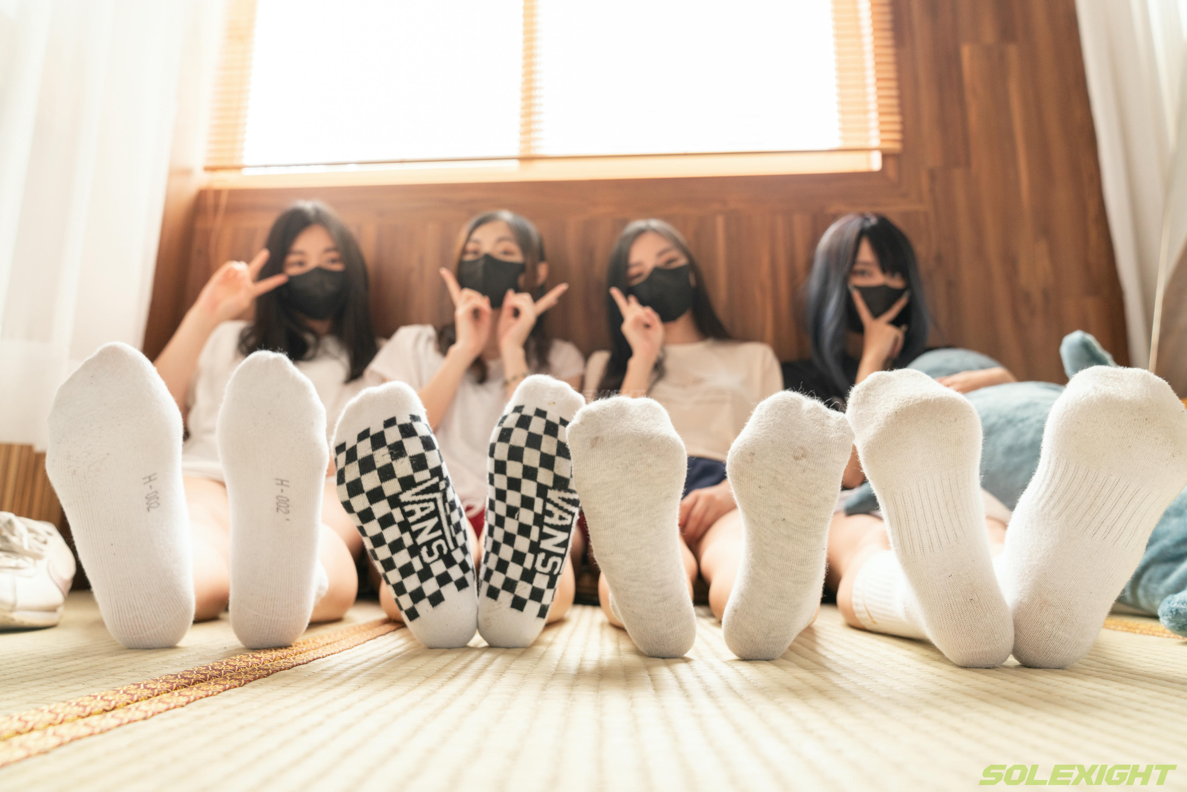 台湾SOLEXIGHT NO.020 Ava+BiBi+Salome+Sherry (棉襪,裸足)（8000PX-182P+4K-1V）【顶配版】（限定作品已停售）-Ava+BiBi+Salome+Sherry-Socks-8000PX-Solexight_第7集