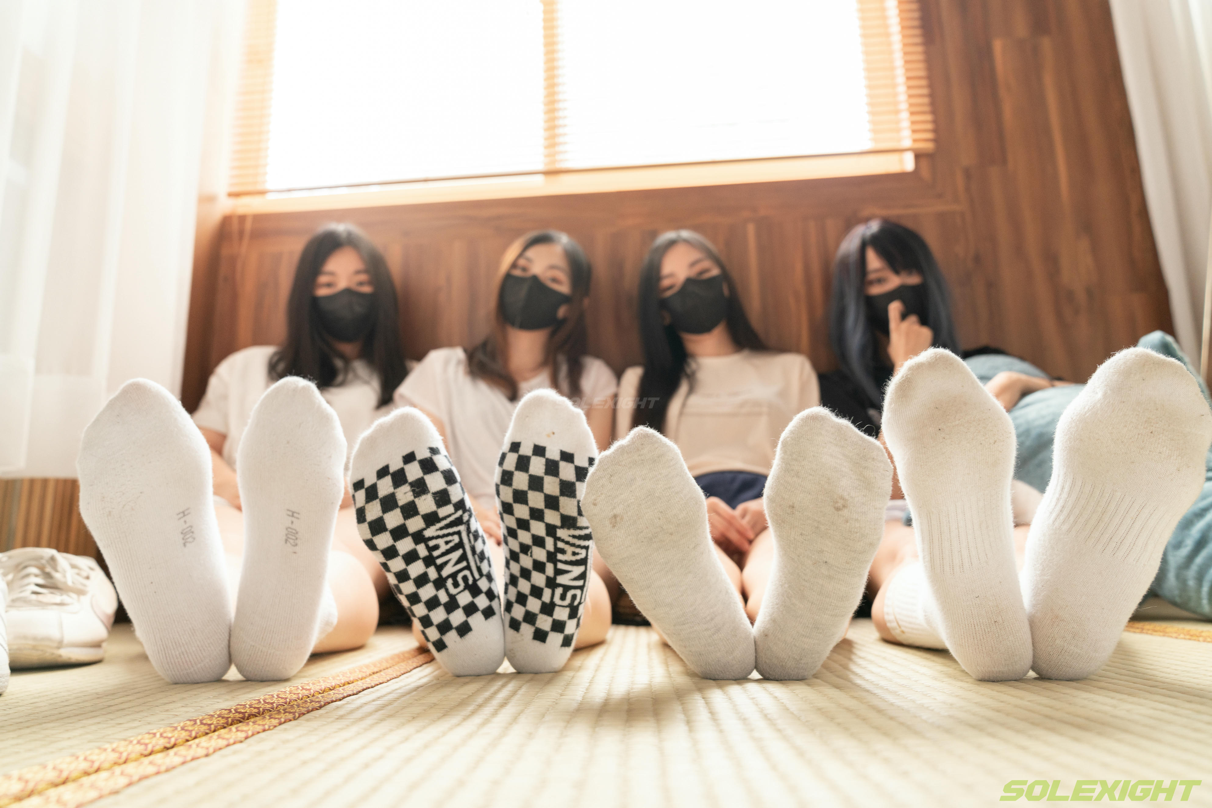 台湾SOLEXIGHT NO.020 Ava+BiBi+Salome+Sherry (棉襪,裸足)（8000PX-182P+4K-1V）【顶配版】（限定作品已停售）-Ava+BiBi+Salome+Sherry-Socks-8000PX-Solexight_第7集