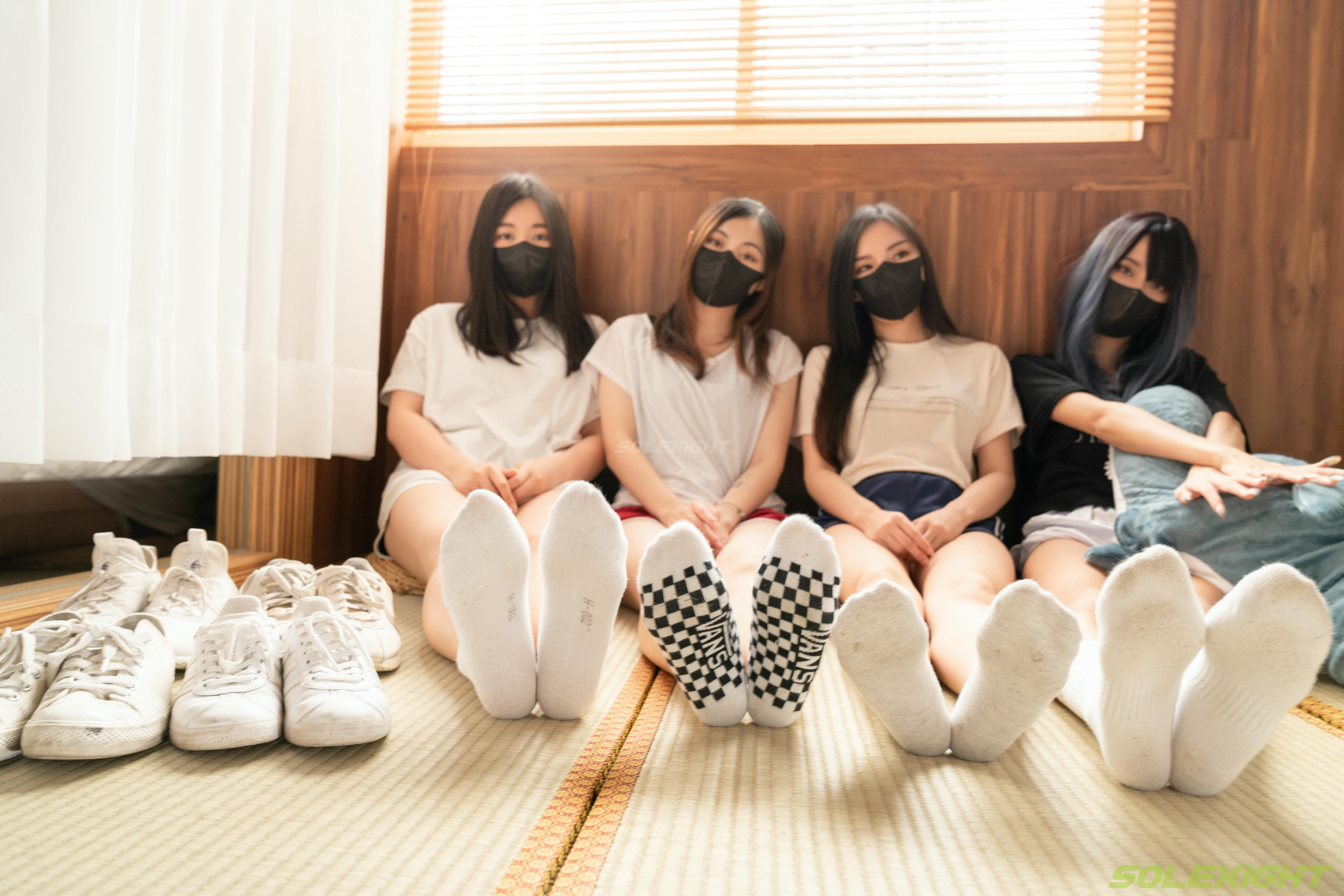 台湾SOLEXIGHT NO.020 Ava+BiBi+Salome+Sherry (棉襪,裸足)（8000PX-182P+4K-1V）【顶配版】（限定作品已停售）-Ava+BiBi+Salome+Sherry-Socks-8000PX-Solexight_第7集
