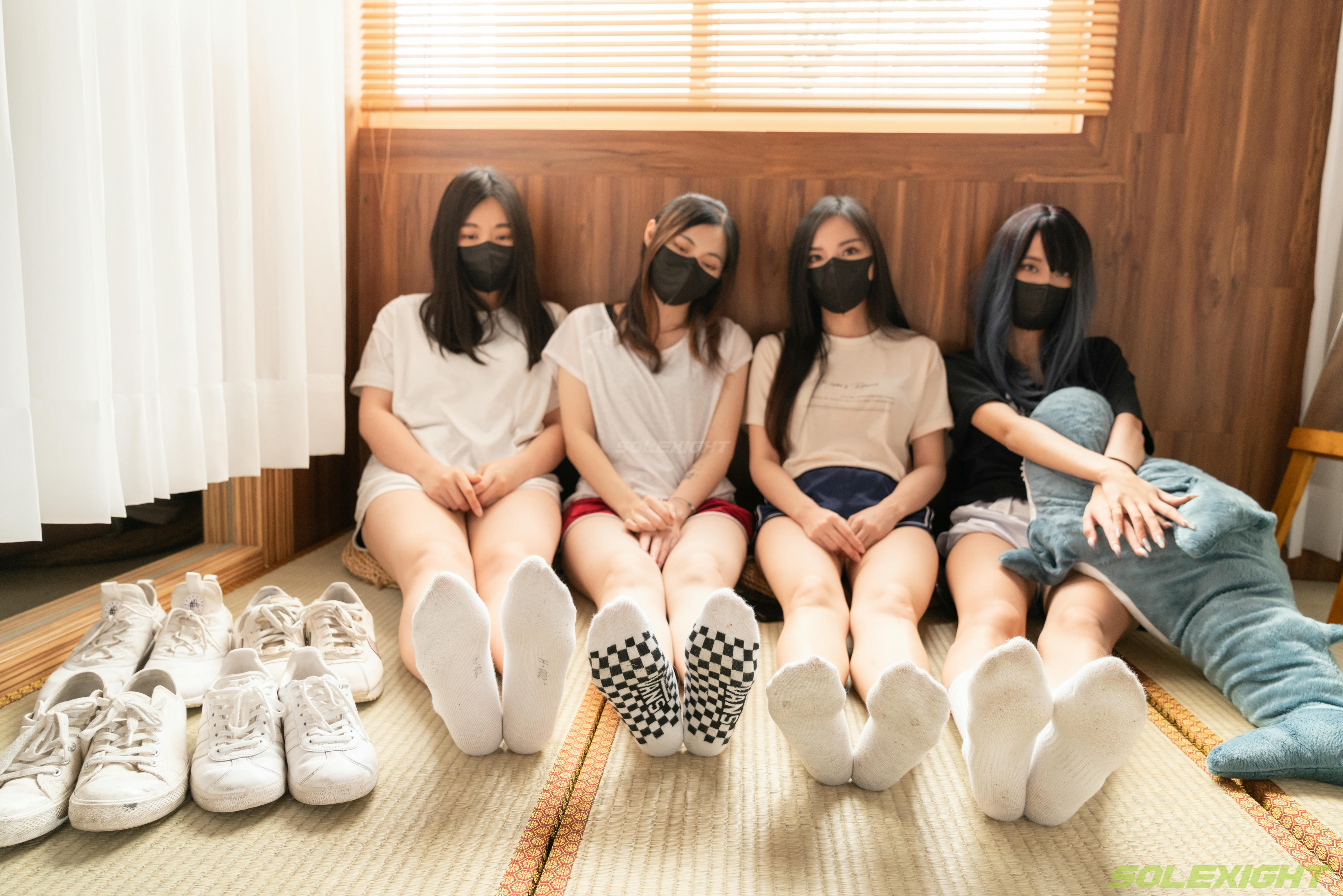 台湾SOLEXIGHT NO.020 Ava+BiBi+Salome+Sherry (棉襪,裸足)（8000PX-182P+4K-1V）【顶配版】（限定作品已停售）-Ava+BiBi+Salome+Sherry-Socks-8000PX-Solexight_第7集