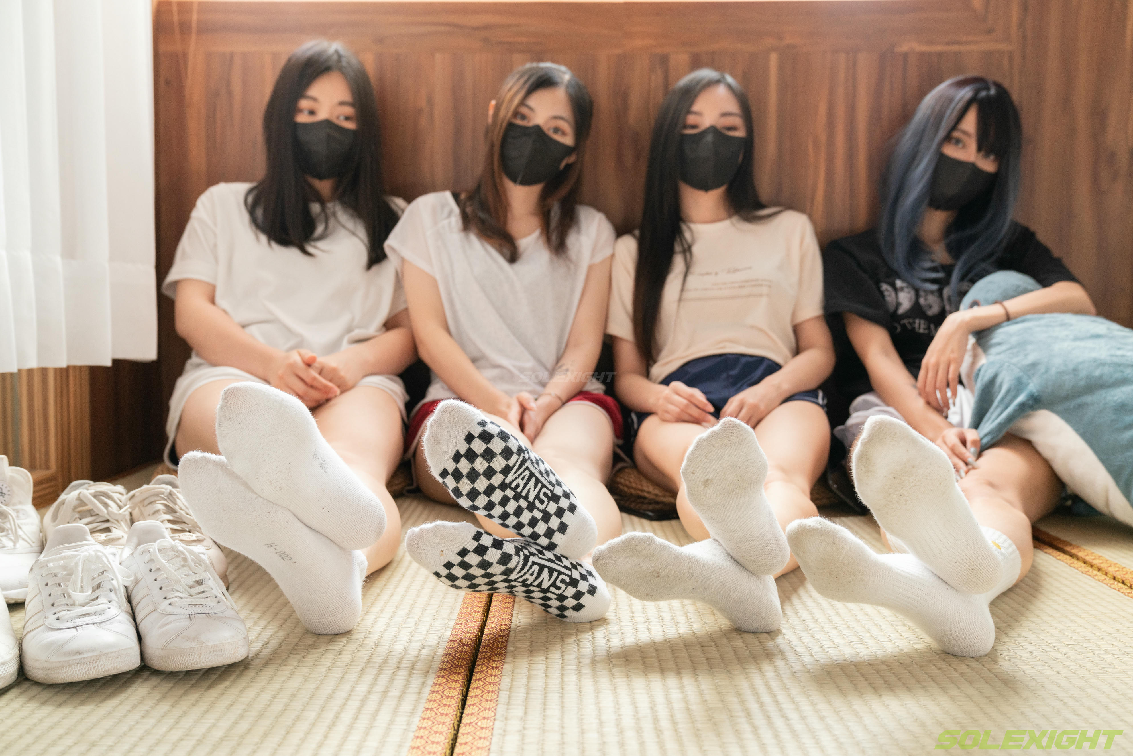 台湾SOLEXIGHT NO.020 Ava+BiBi+Salome+Sherry (棉襪,裸足)（8000PX-182P+4K-1V）【顶配版】（限定作品已停售）-Ava+BiBi+Salome+Sherry-Socks-8000PX-Solexight_第7集