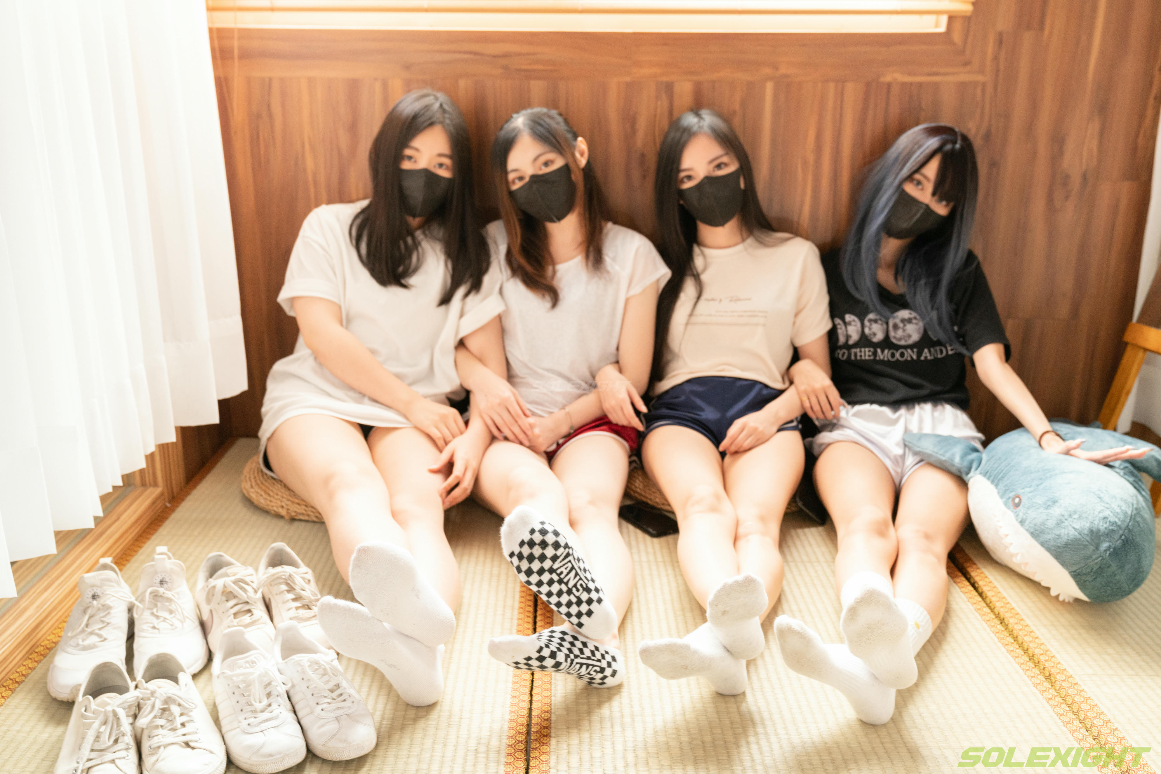 台湾SOLEXIGHT NO.020 Ava+BiBi+Salome+Sherry (棉襪,裸足)（8000PX-182P+4K-1V）【顶配版】（限定作品已停售）-Ava+BiBi+Salome+Sherry-Socks-8000PX-Solexight_第7集