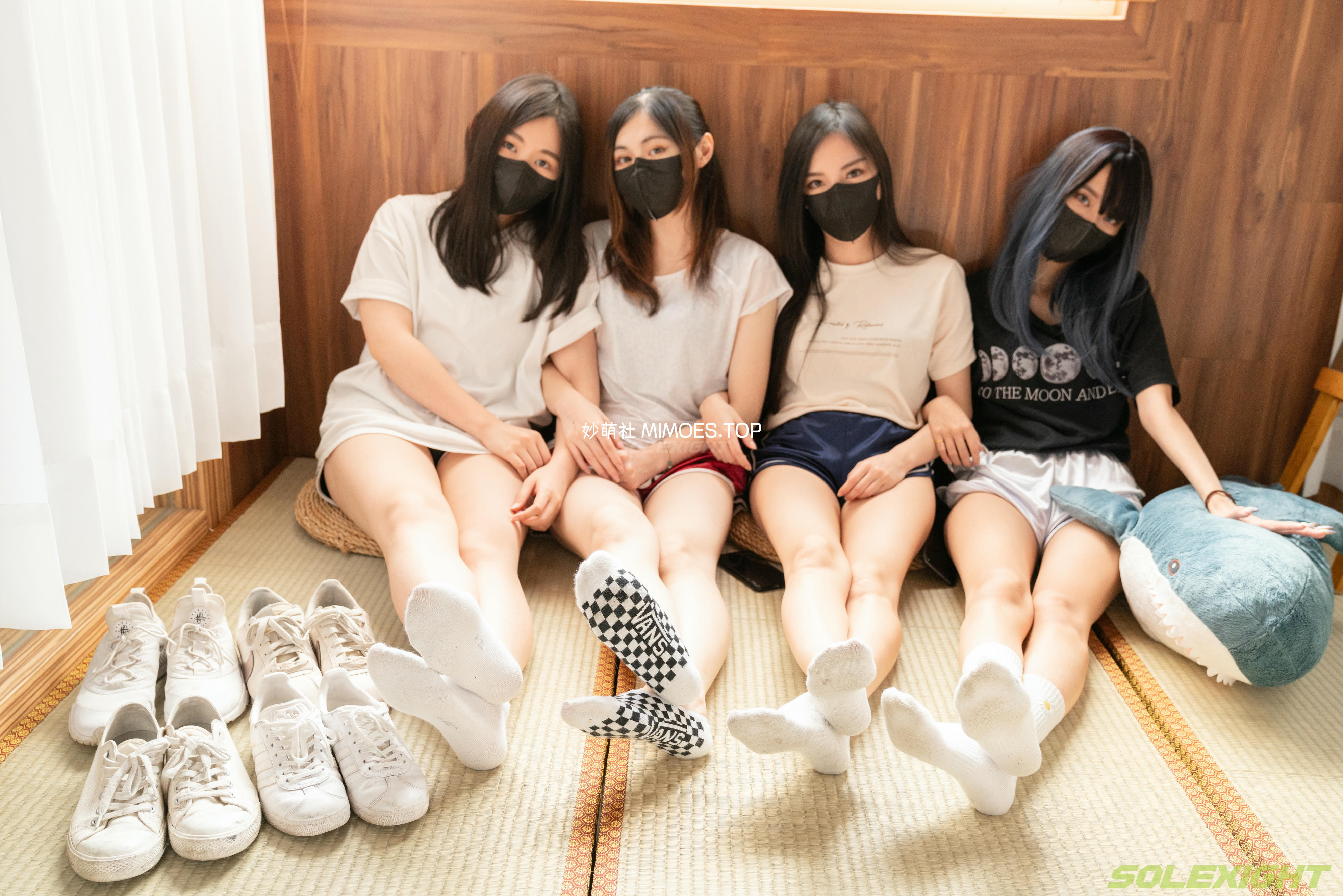 台湾SOLEXIGHT NO.020 Ava+BiBi+Salome+Sherry (棉襪,裸足)（8000PX-182P+4K-1V）【顶配版】（限定作品已停售）-Ava+BiBi+Salome+Sherry-Socks-8000PX-Solexight_第7集