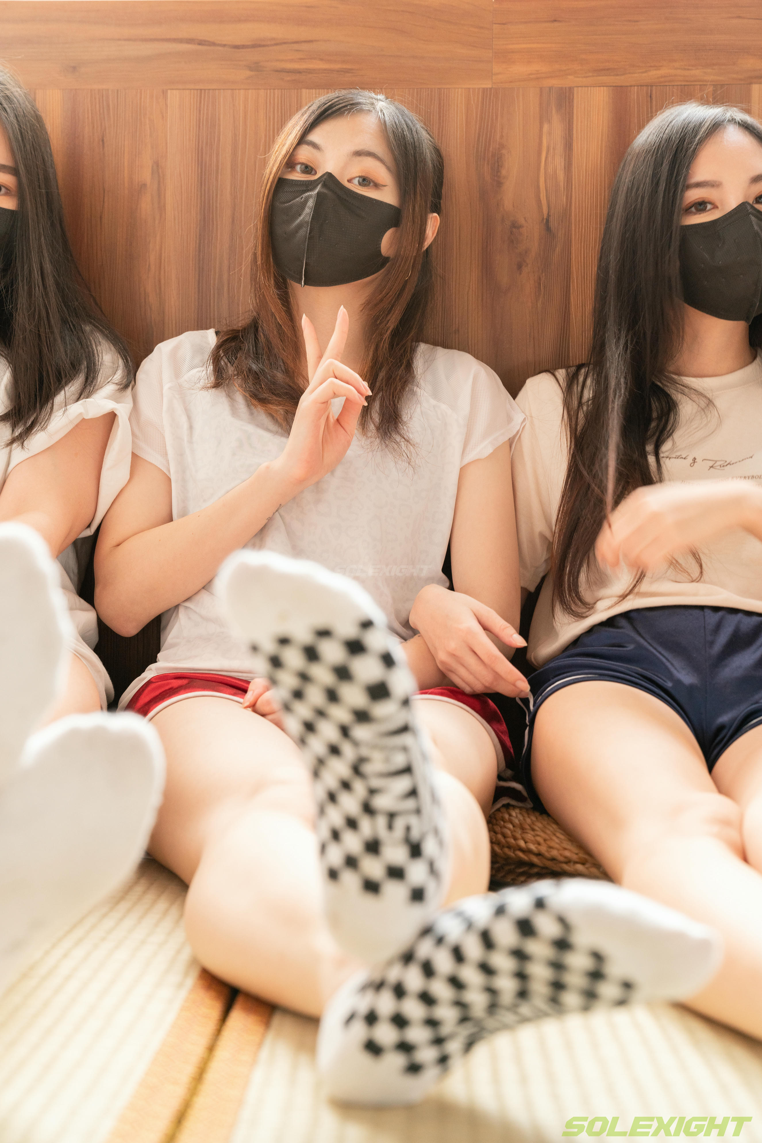 台湾SOLEXIGHT NO.020 Ava+BiBi+Salome+Sherry (棉襪,裸足)（8000PX-182P+4K-1V）【顶配版】（限定作品已停售）-Ava+BiBi+Salome+Sherry-Socks-8000PX-Solexight_第8集
