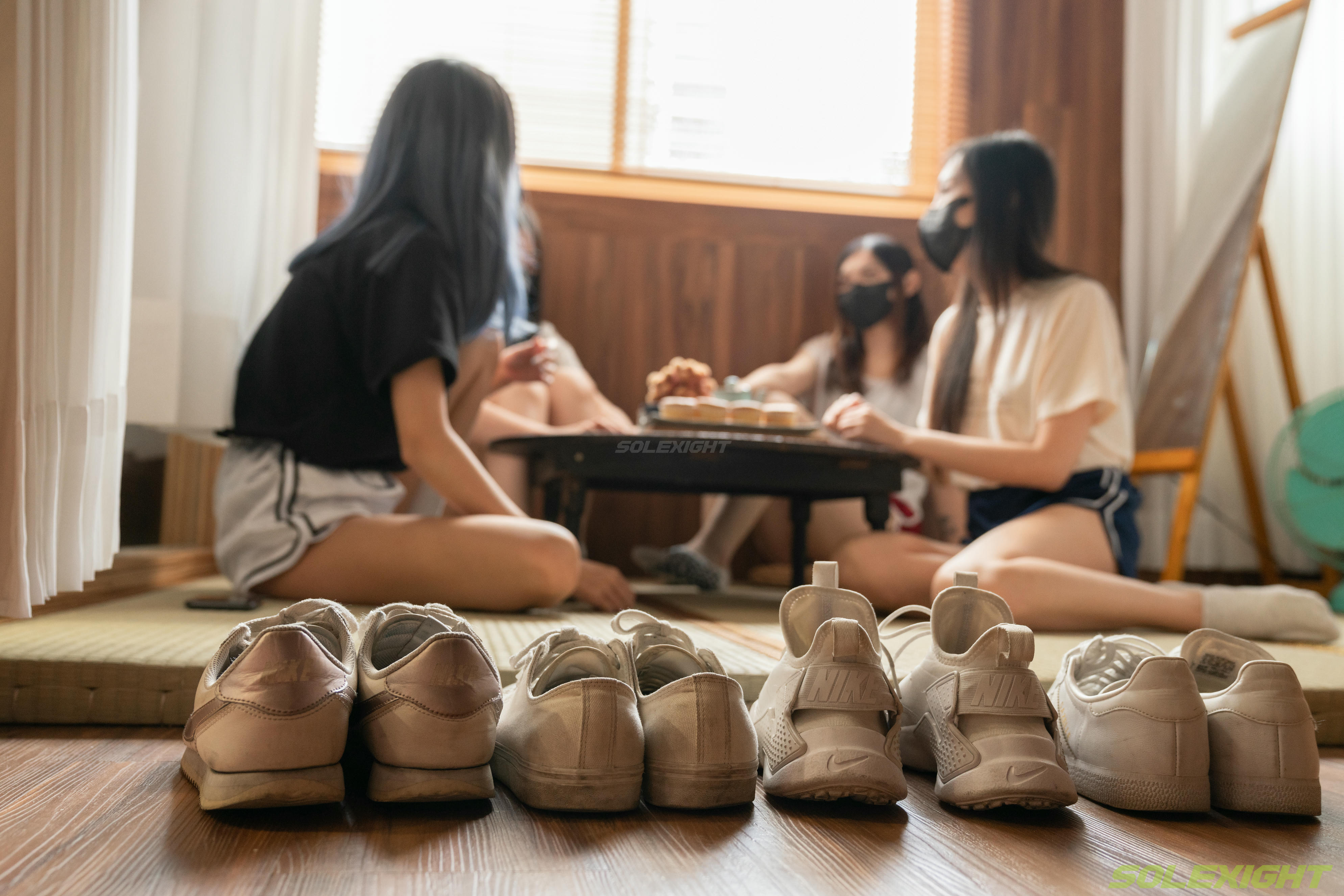 台湾SOLEXIGHT NO.020 Ava+BiBi+Salome+Sherry (棉襪,裸足)（8000PX-182P+4K-1V）【顶配版】（限定作品已停售）-Ava+BiBi+Salome+Sherry-Socks-8000PX-Solexight_第1集