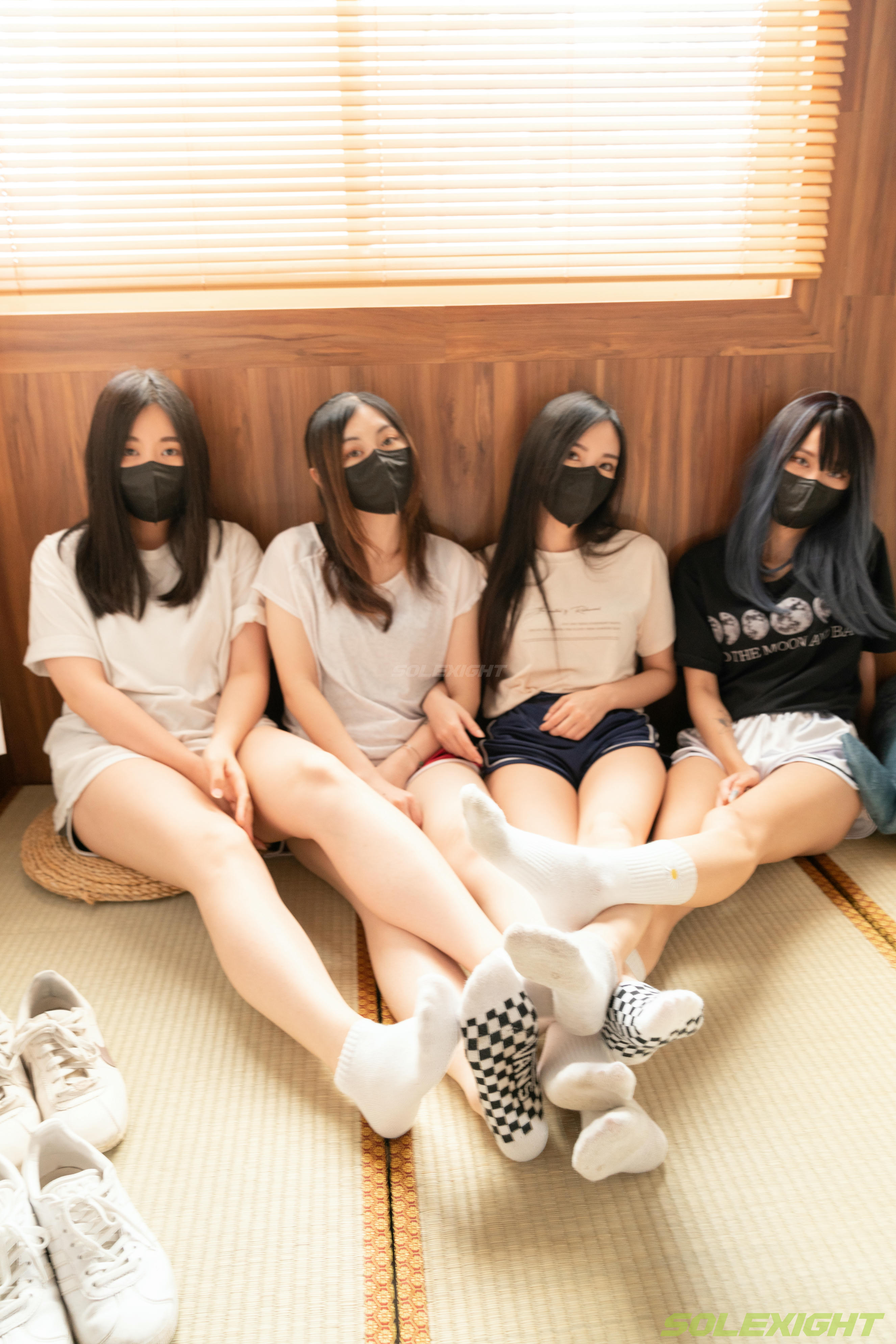 台湾SOLEXIGHT NO.020 Ava+BiBi+Salome+Sherry (棉襪,裸足)（8000PX-182P+4K-1V）【顶配版】（限定作品已停售）-Ava+BiBi+Salome+Sherry-Socks-8000PX-Solexight_第9集