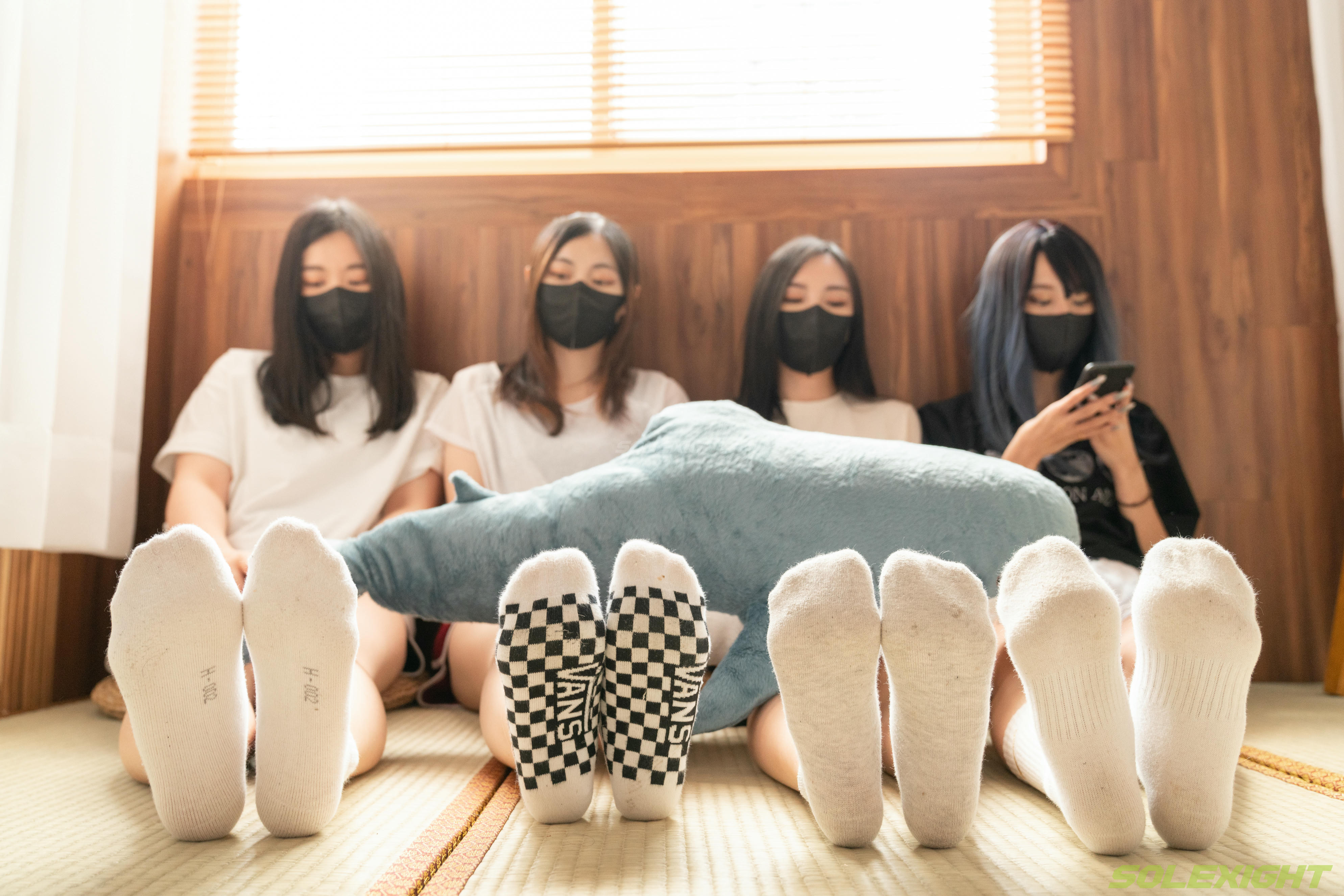台湾SOLEXIGHT NO.020 Ava+BiBi+Salome+Sherry (棉襪,裸足)（8000PX-182P+4K-1V）【顶配版】（限定作品已停售）-Ava+BiBi+Salome+Sherry-Socks-8000PX-Solexight_第5集