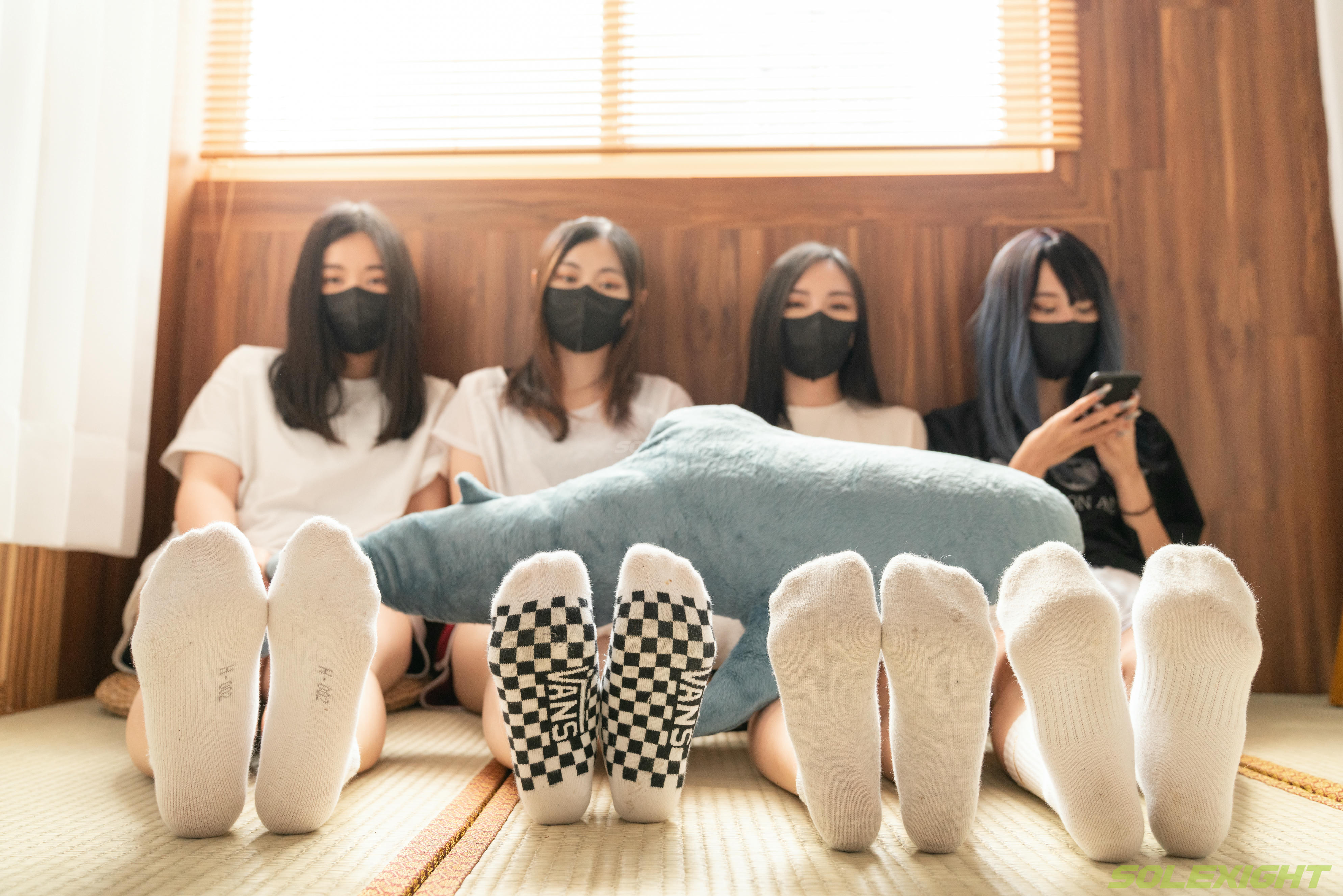 台湾SOLEXIGHT NO.020 Ava+BiBi+Salome+Sherry (棉襪,裸足)（8000PX-182P+4K-1V）【顶配版】（限定作品已停售）-Ava+BiBi+Salome+Sherry-Socks-8000PX-Solexight_第5集