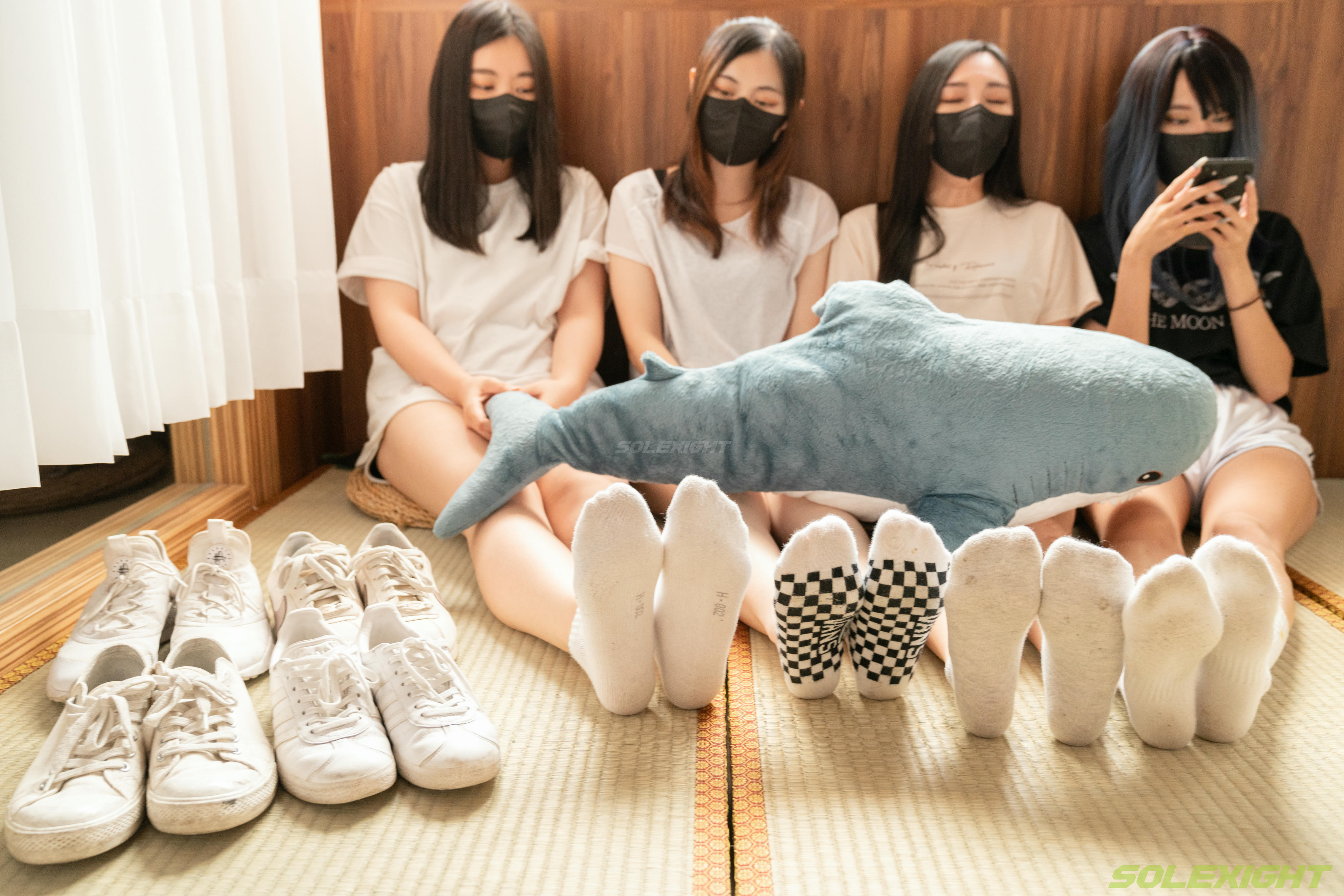 台湾SOLEXIGHT NO.020 Ava+BiBi+Salome+Sherry (棉襪,裸足)（8000PX-182P+4K-1V）【顶配版】（限定作品已停售）-Ava+BiBi+Salome+Sherry-Socks-8000PX-Solexight_第5集