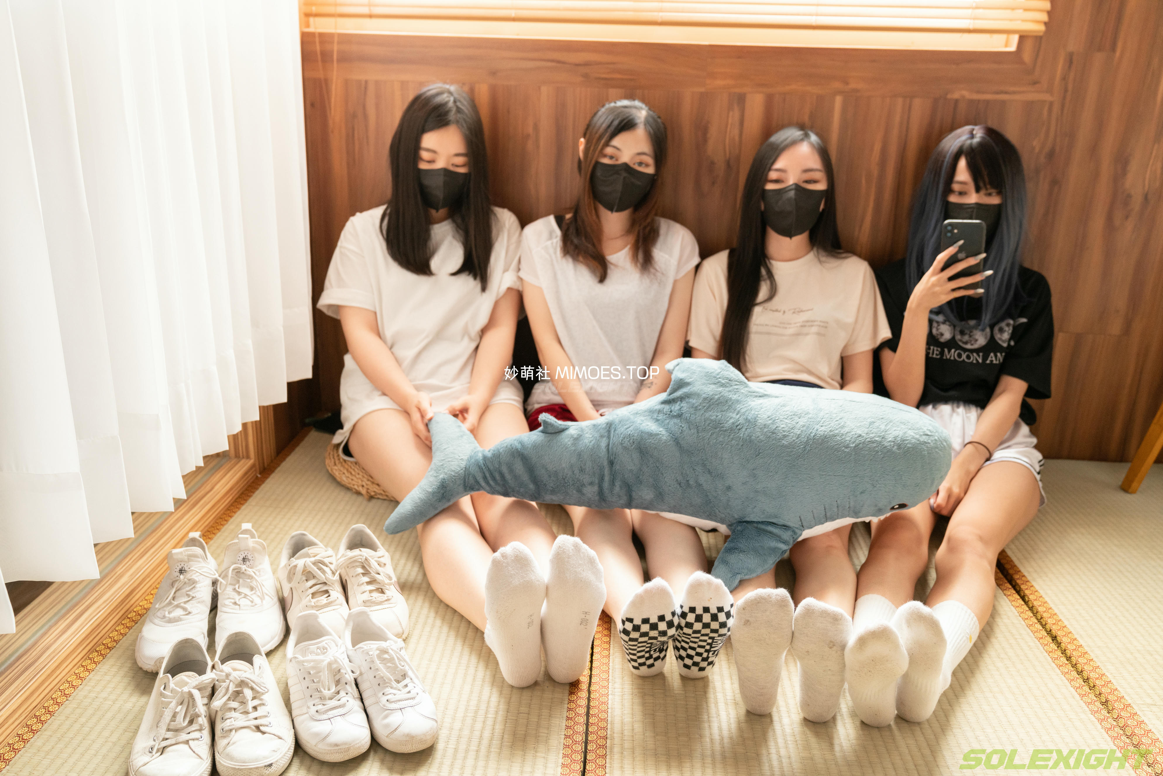 台湾SOLEXIGHT NO.020 Ava+BiBi+Salome+Sherry (棉襪,裸足)（8000PX-182P+4K-1V）【顶配版】（限定作品已停售）-Ava+BiBi+Salome+Sherry-Socks-8000PX-Solexight_第5集