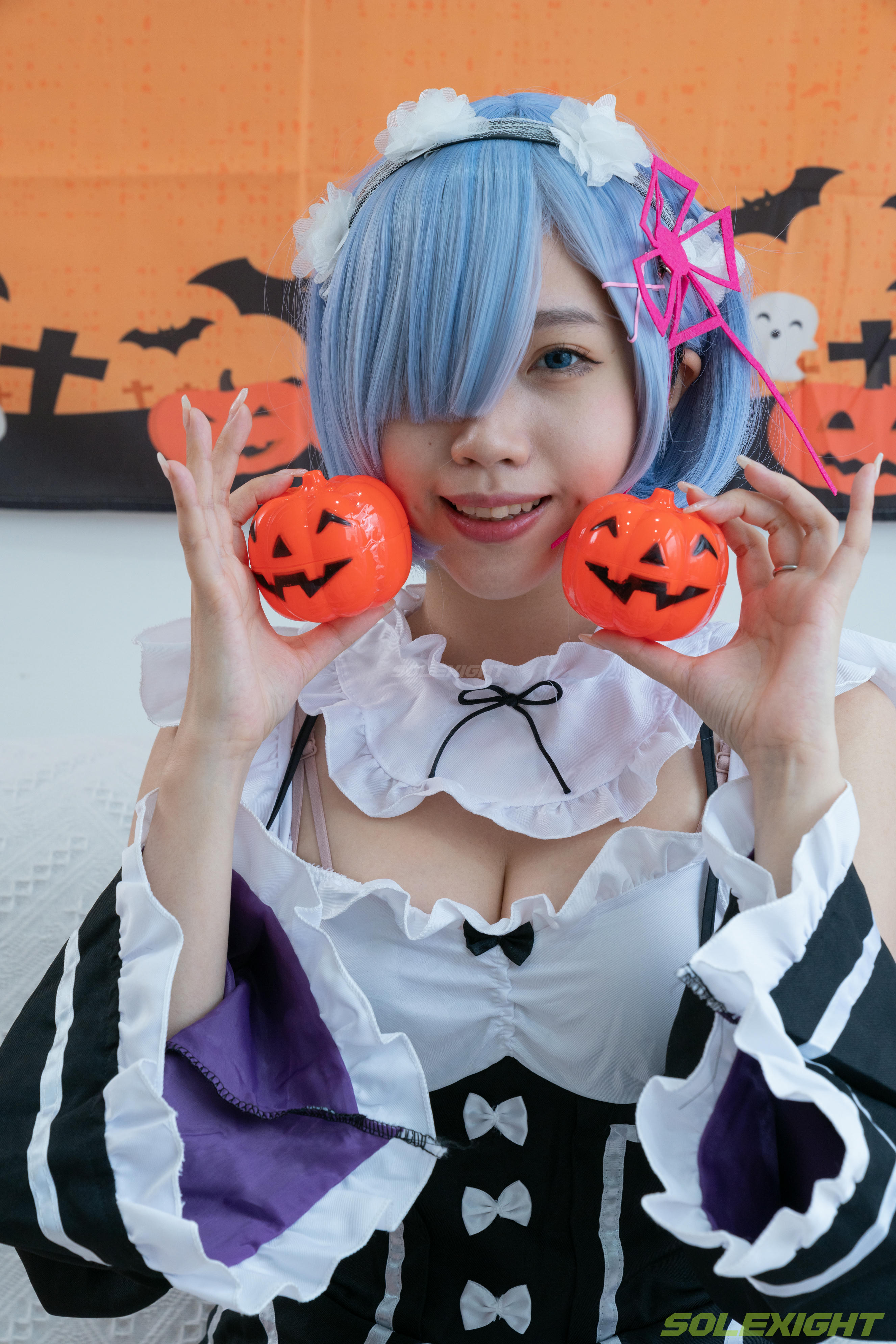 台湾SOLEXIGHT NO.030 Neko-Socks（COS蕾姆、白丝、美足、踩物）（8000PX-71P+4K-1V）【高配版】-Neko-Socks-8000PX-Solexight_第1集