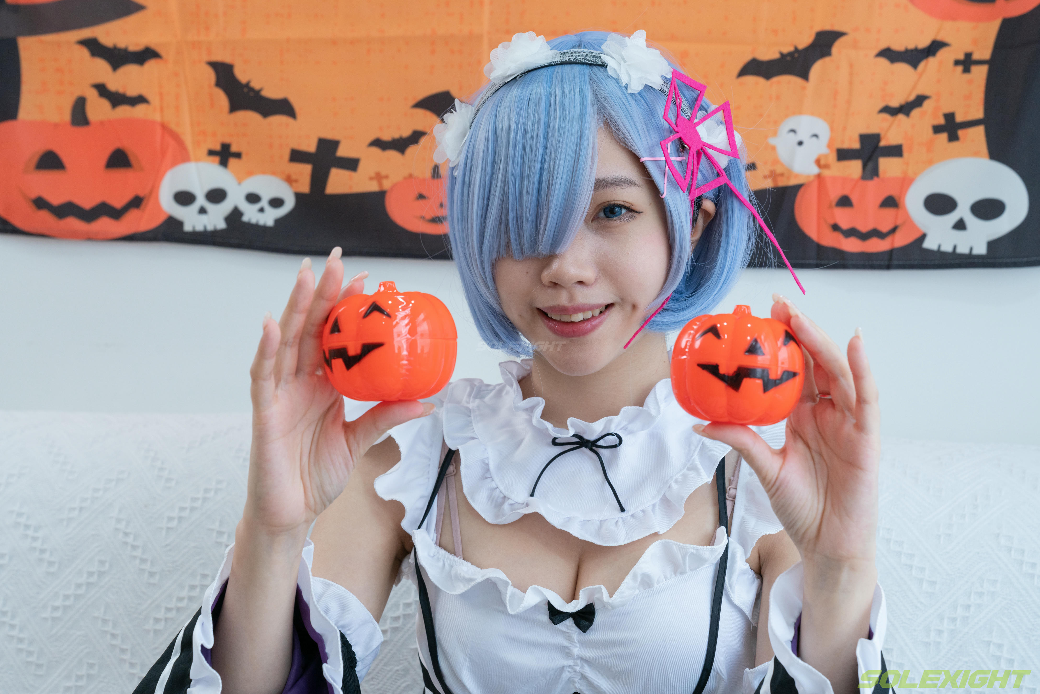 台湾SOLEXIGHT NO.030 Neko-Socks（COS蕾姆、白丝、美足、踩物）（8000PX-71P+4K-1V）【高配版】-Neko-Socks-8000PX-Solexight_第2集