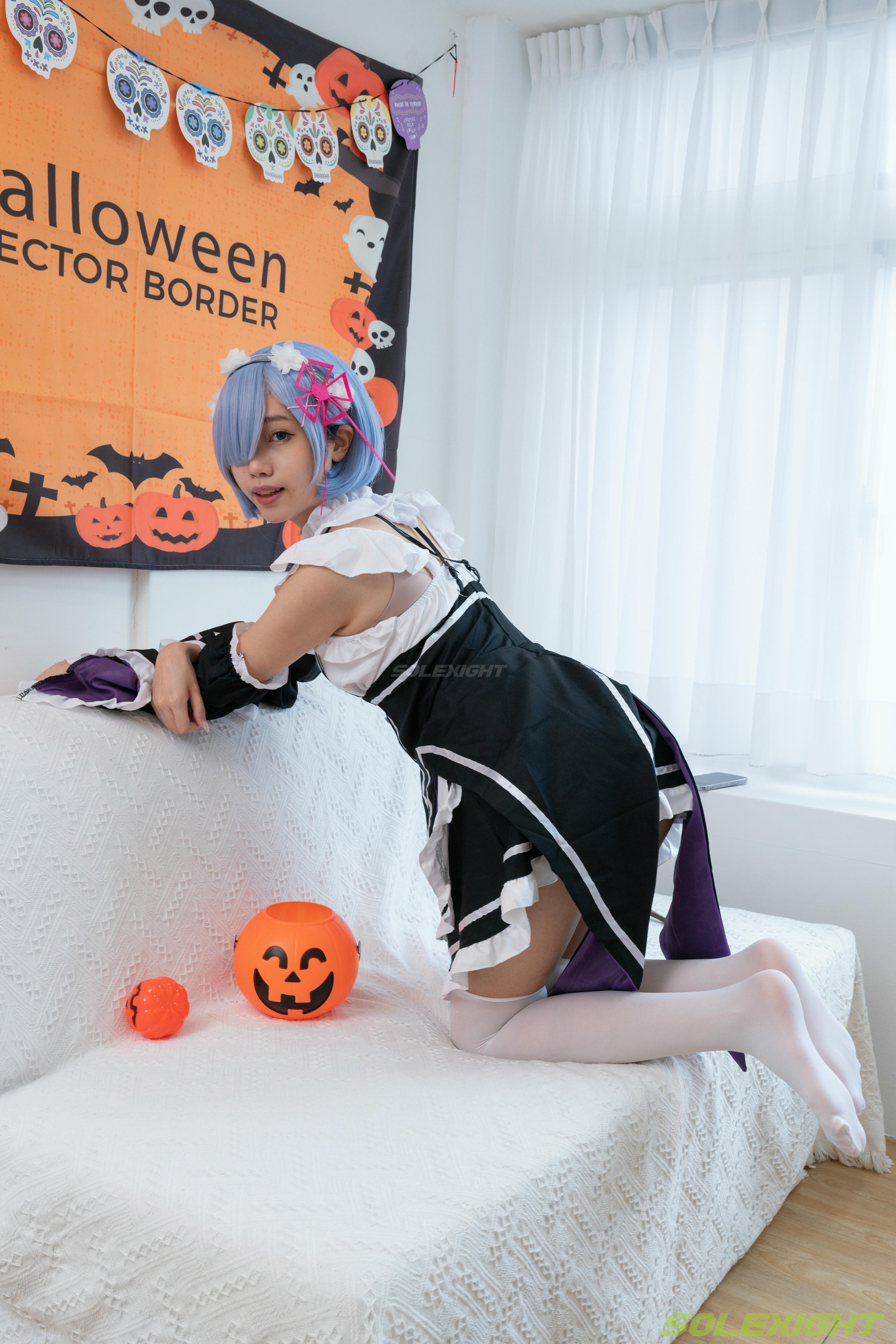 台湾SOLEXIGHT NO.030 Neko-Socks（COS蕾姆、白丝、美足、踩物）（8000PX-71P+4K-1V）【高配版】-Neko-Socks-8000PX-Solexight_第3集