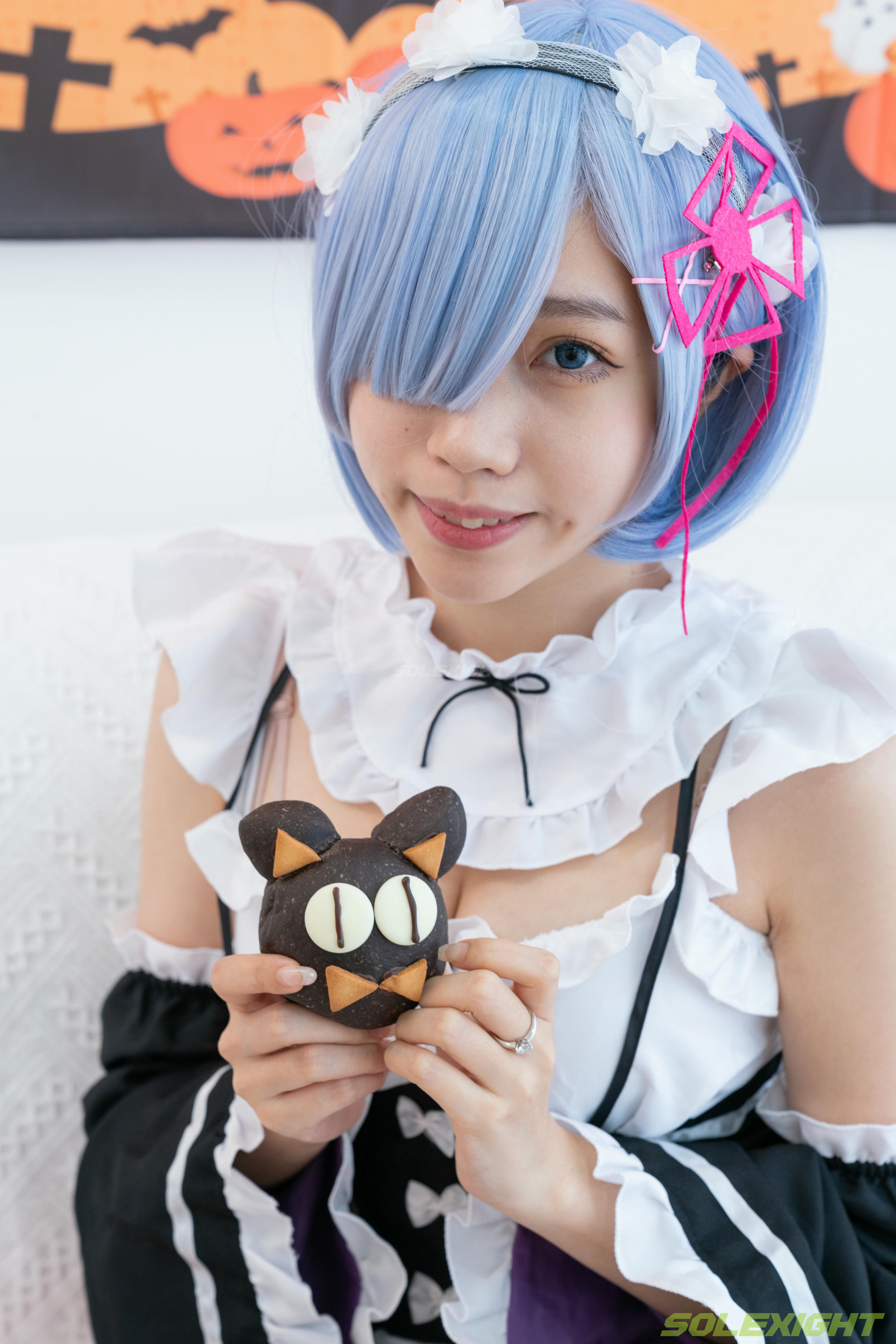 台湾SOLEXIGHT NO.030 Neko-Socks（COS蕾姆、白丝、美足、踩物）（8000PX-71P+4K-1V）【高配版】-Neko-Socks-8000PX-Solexight_第3集