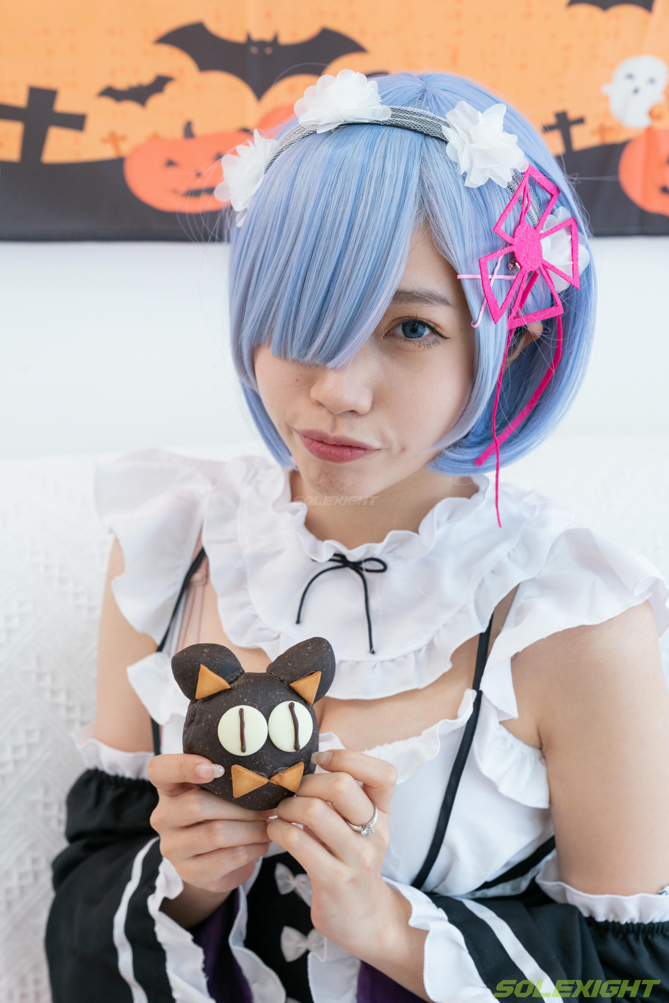 台湾SOLEXIGHT NO.030 Neko-Socks（COS蕾姆、白丝、美足、踩物）（8000PX-71P+4K-1V）【高配版】-Neko-Socks-8000PX-Solexight_第3集