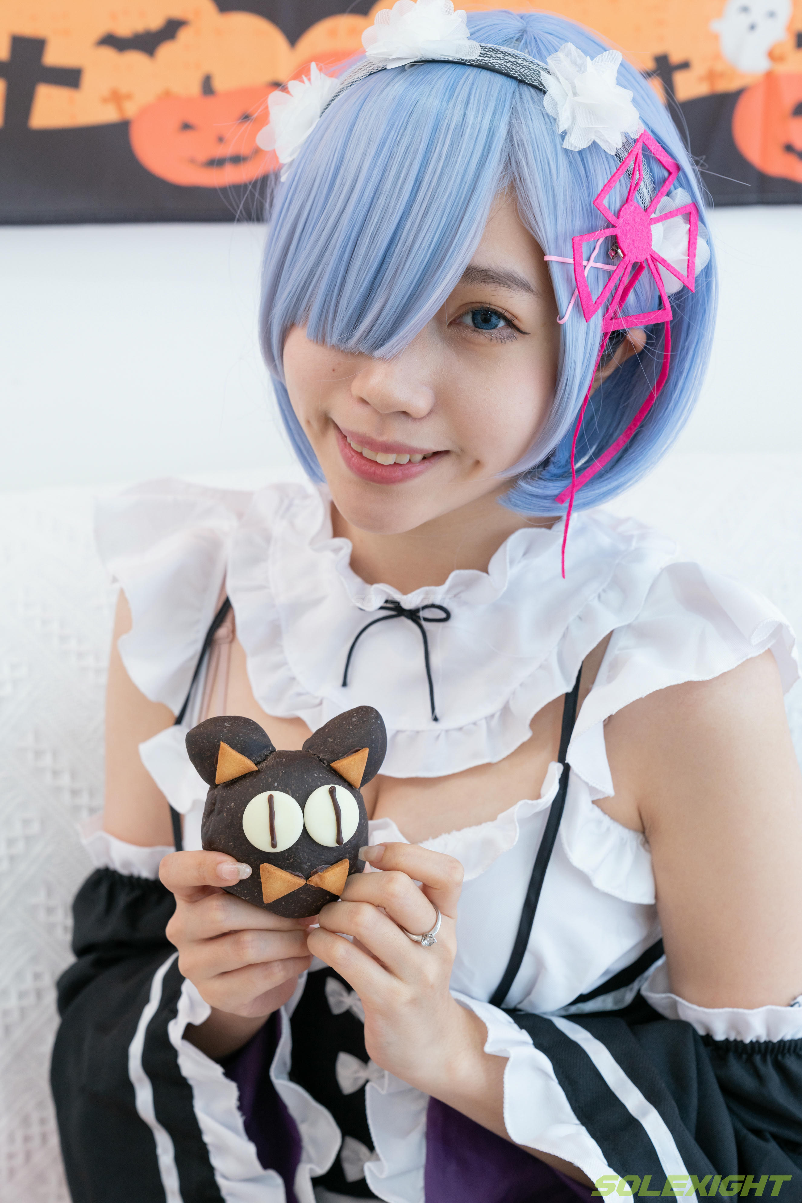 台湾SOLEXIGHT NO.030 Neko-Socks（COS蕾姆、白丝、美足、踩物）（8000PX-71P+4K-1V）【高配版】-Neko-Socks-8000PX-Solexight_第3集