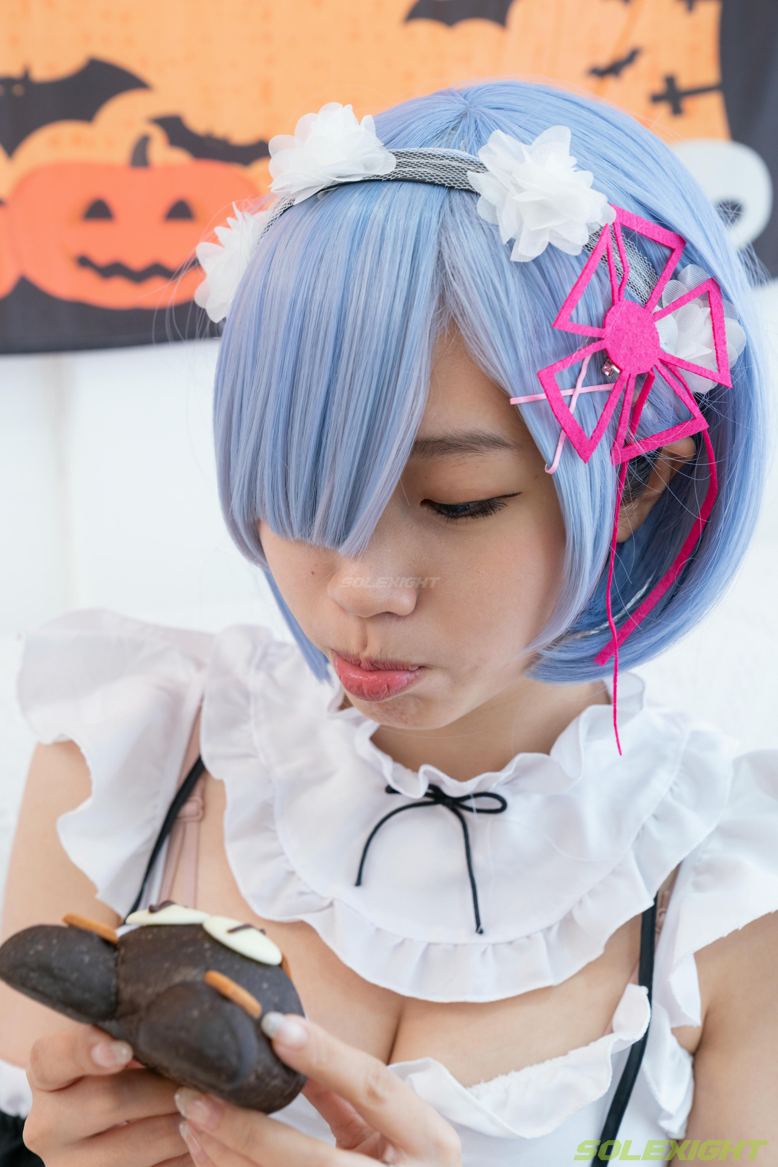 台湾SOLEXIGHT NO.030 Neko-Socks（COS蕾姆、白丝、美足、踩物）（8000PX-71P+4K-1V）【高配版】-Neko-Socks-8000PX-Solexight_第3集