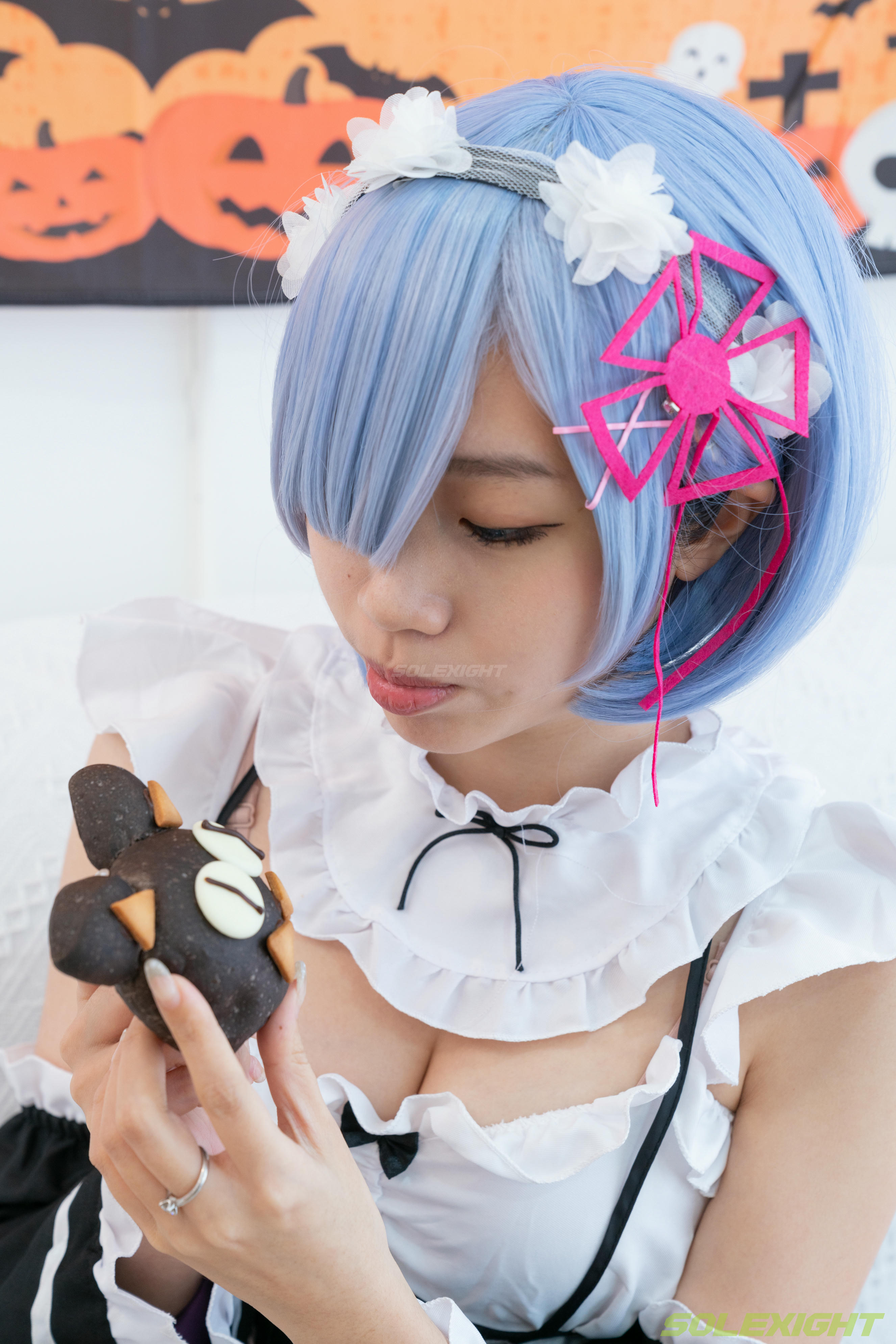 台湾SOLEXIGHT NO.030 Neko-Socks（COS蕾姆、白丝、美足、踩物）（8000PX-71P+4K-1V）【高配版】-Neko-Socks-8000PX-Solexight_第3集