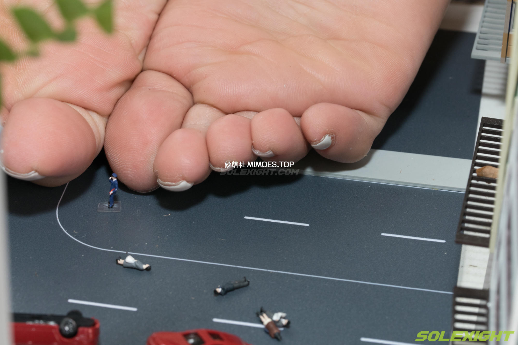 台湾SOLEXIGHT NO.008 Eva-Giantess-Picture（女巨人短发妹人字拖裸足特写脚底）（3000PX-138P）_第6集