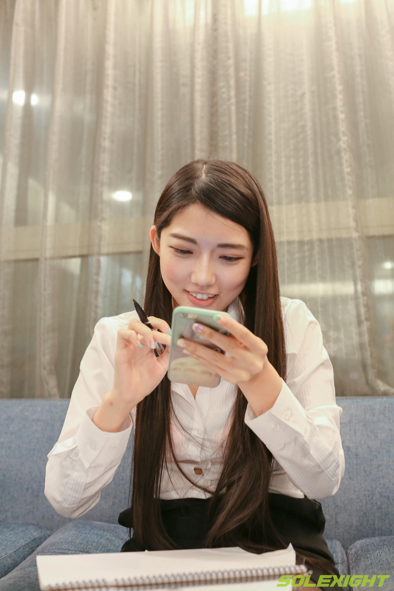 台湾SOLEXIGHT NO.013 De-Picture（正妹职服诱惑浴室洗脚撕开丝袜）（3000PX-270P+1080P-1V）【高配版】_第14集