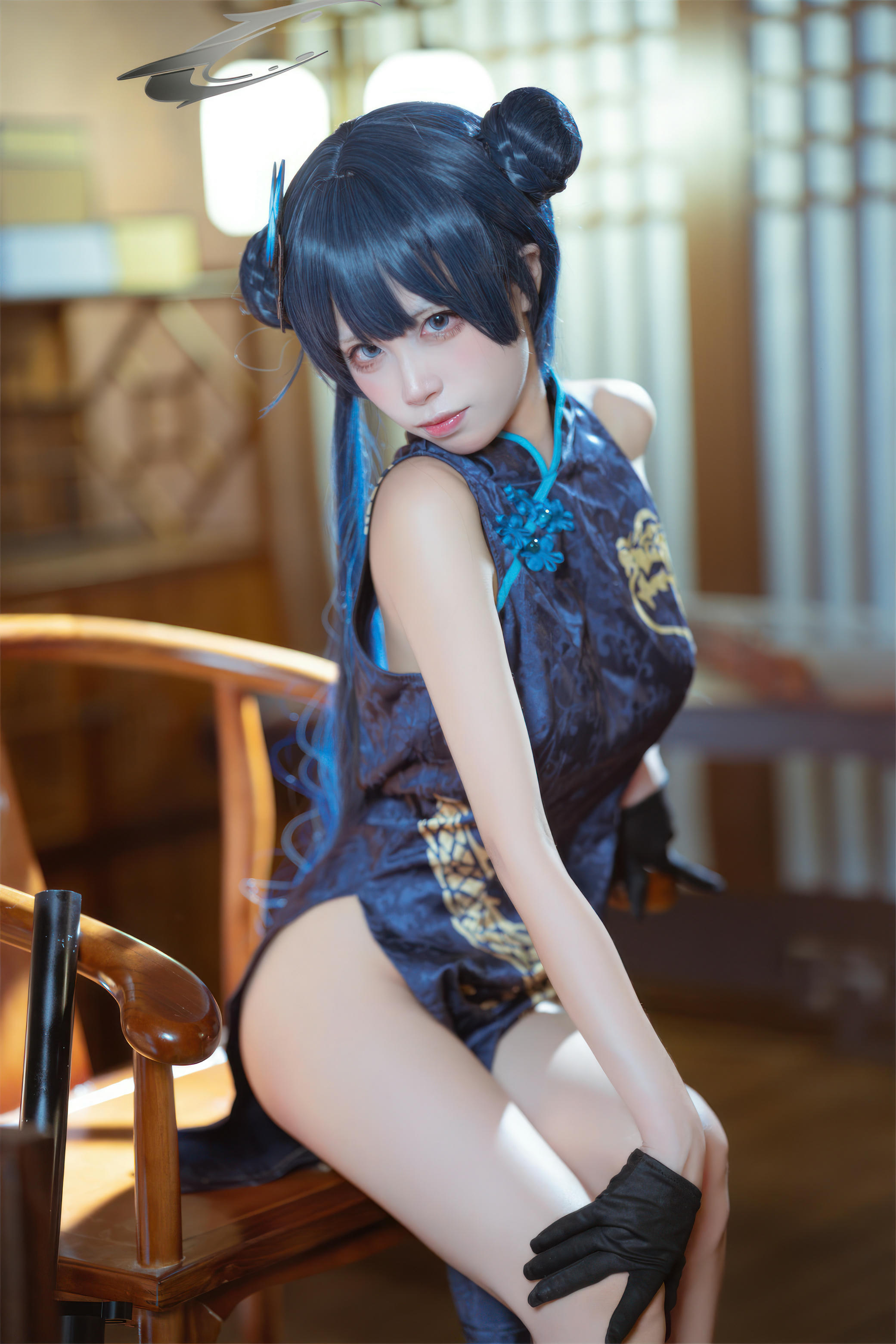 是三不是世w NO.030 碧蓝档案 妃咲旗袍 [42P 406MB]_第1集