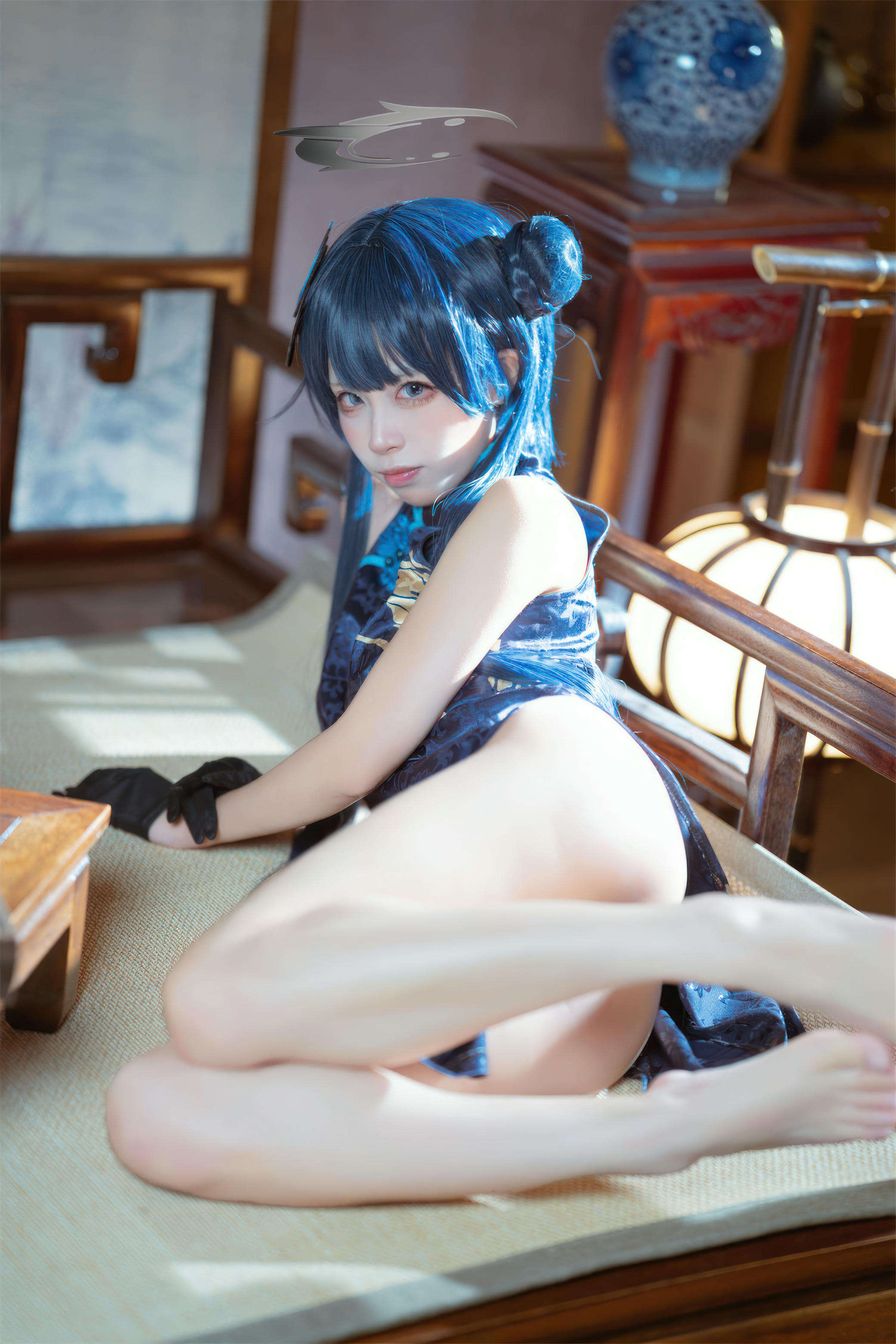 是三不是世w NO.030 碧蓝档案 妃咲旗袍 [42P 406MB]_第2集