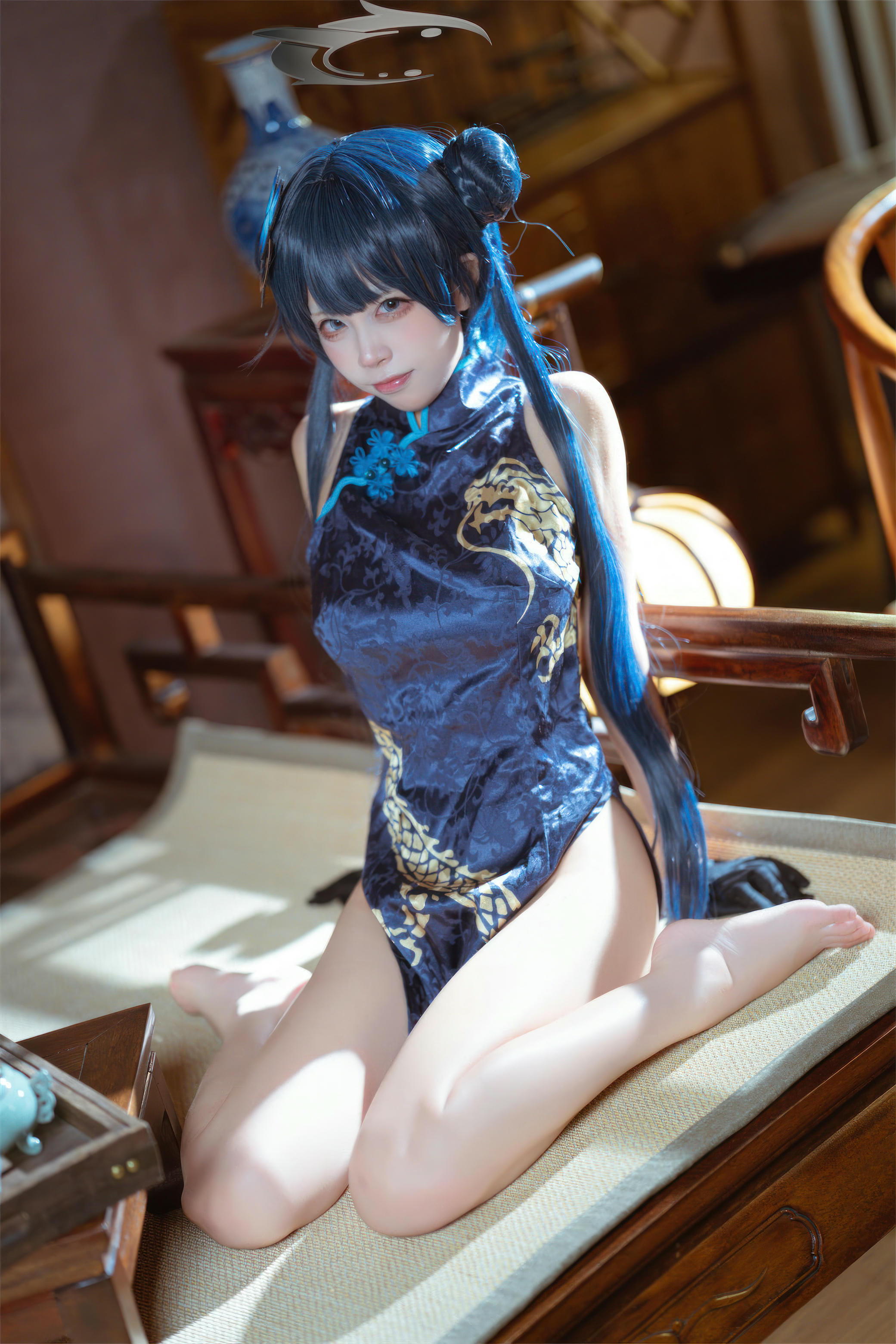 是三不是世w NO.030 碧蓝档案 妃咲旗袍 [42P 406MB]_第2集