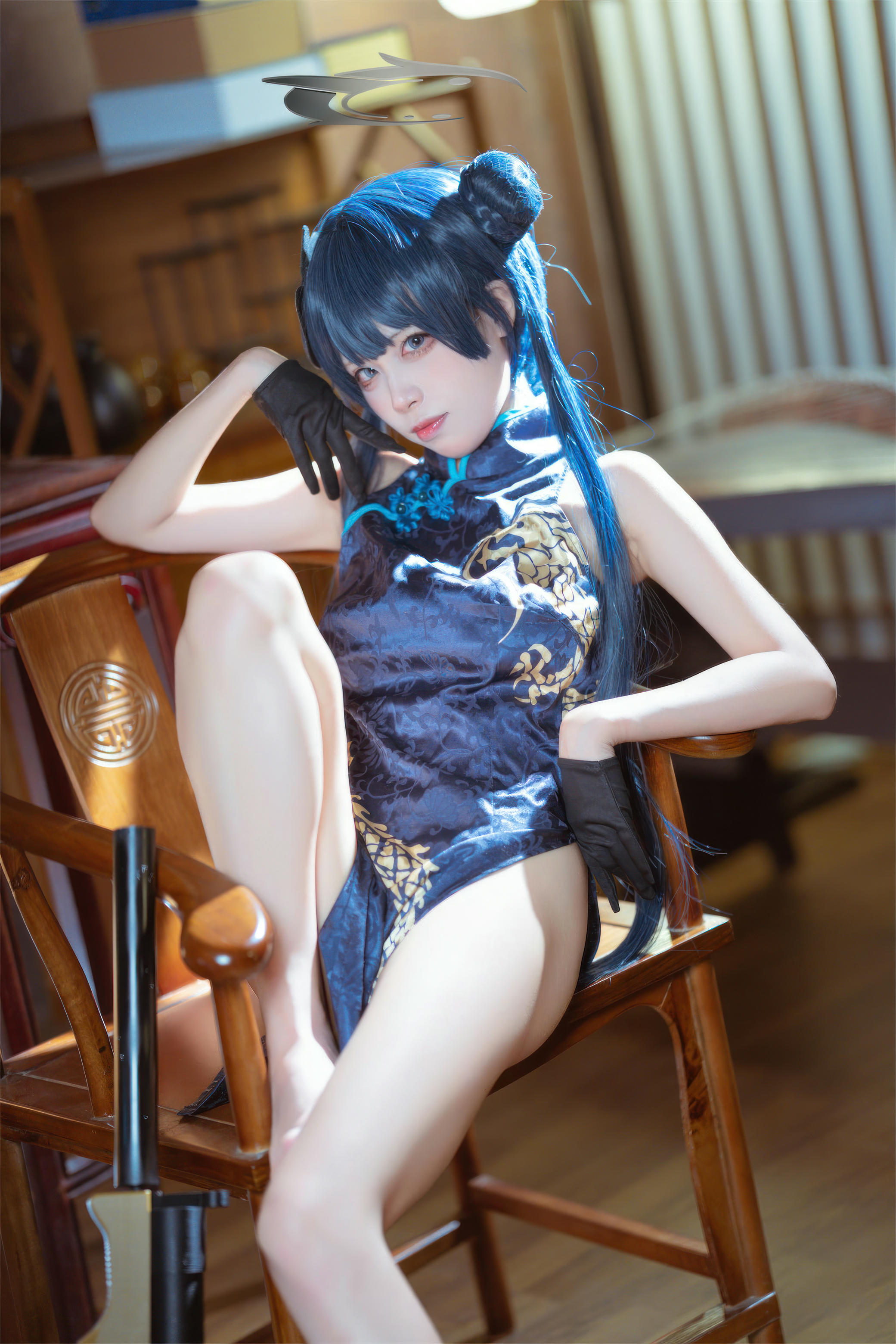 是三不是世w NO.030 碧蓝档案 妃咲旗袍 [42P 406MB]_第1集