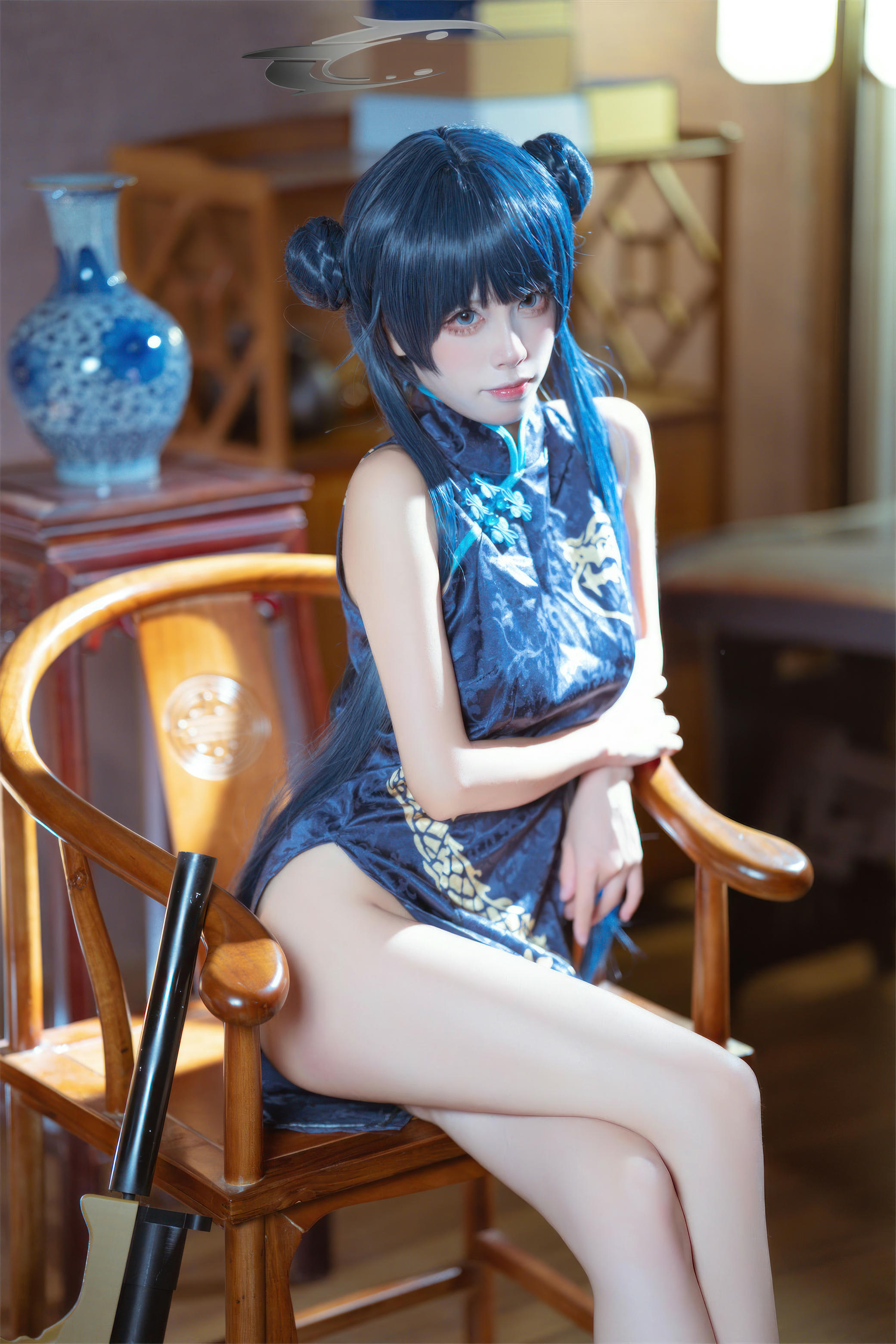 是三不是世w NO.030 碧蓝档案 妃咲旗袍 [42P 406MB]_第1集
