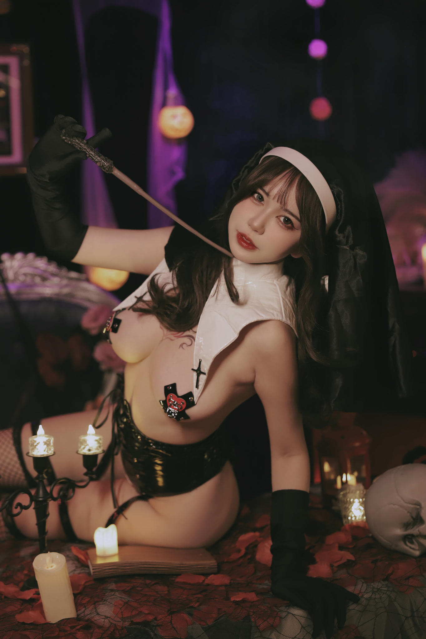 Tina很妖孽呀 NO.006 万圣限定修女 [72P3V 585MB]_第1集