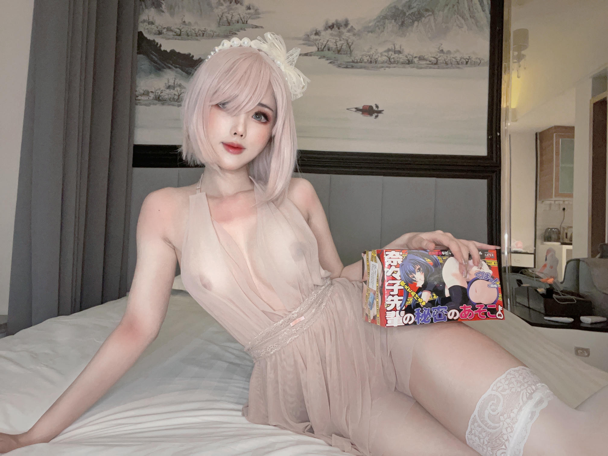 钛合金TiTi NO.009 粉色睡衣 [36P4V-520MB]_第2集