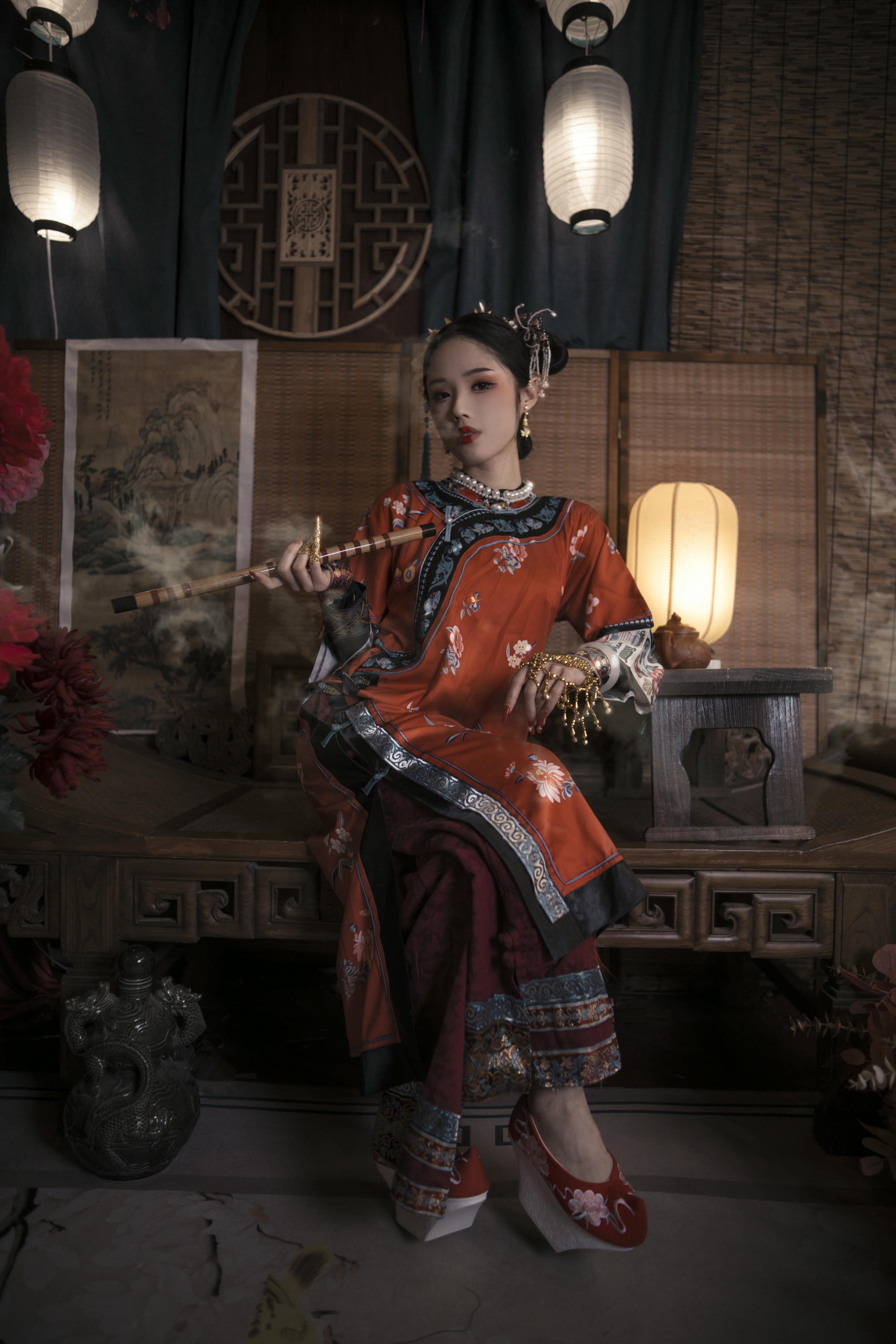 钛合金TiTi NO.076 满清服饰（绿娇红姹）[60P2V-1.51G]_第1集