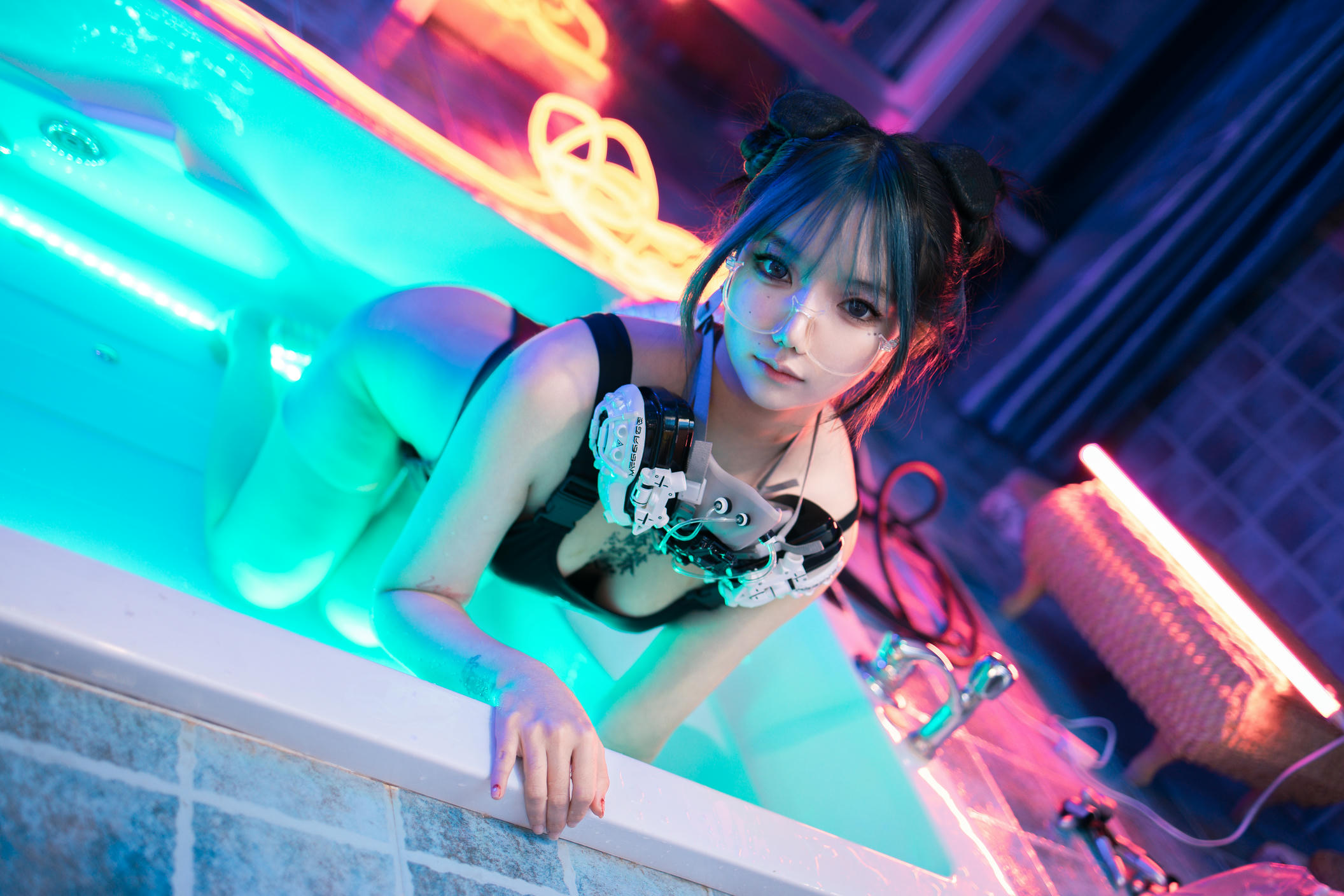 钛合金TiTi NO.089 &莉犬酱 赛博朋克 [119P 1.12GB]_第4集