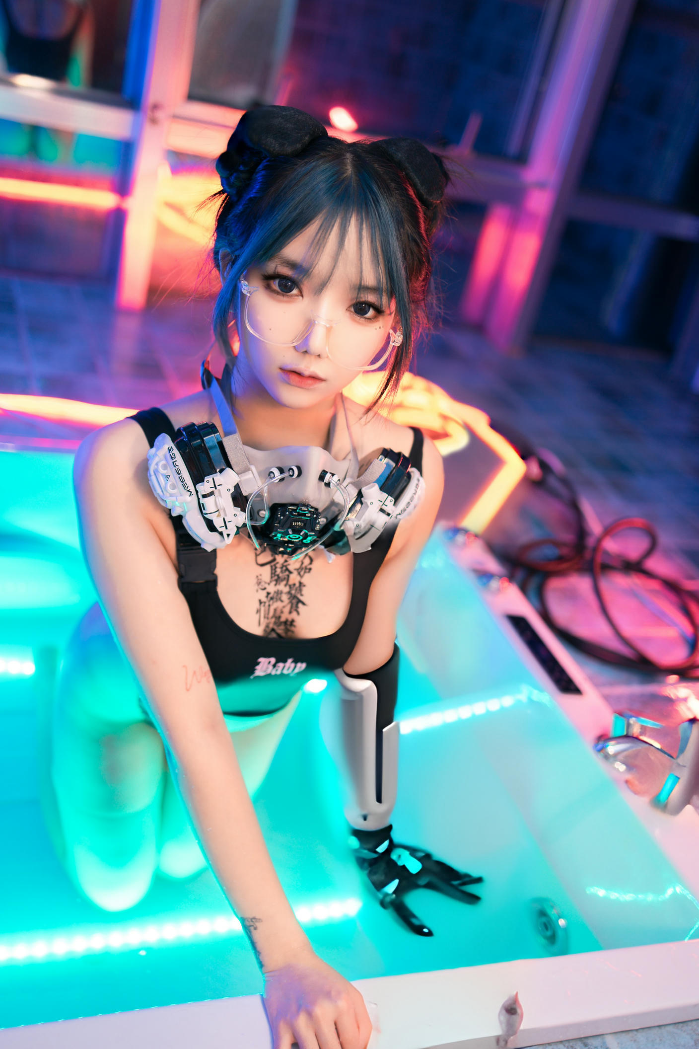 钛合金TiTi NO.089 &莉犬酱 赛博朋克 [119P 1.12GB]_第4集