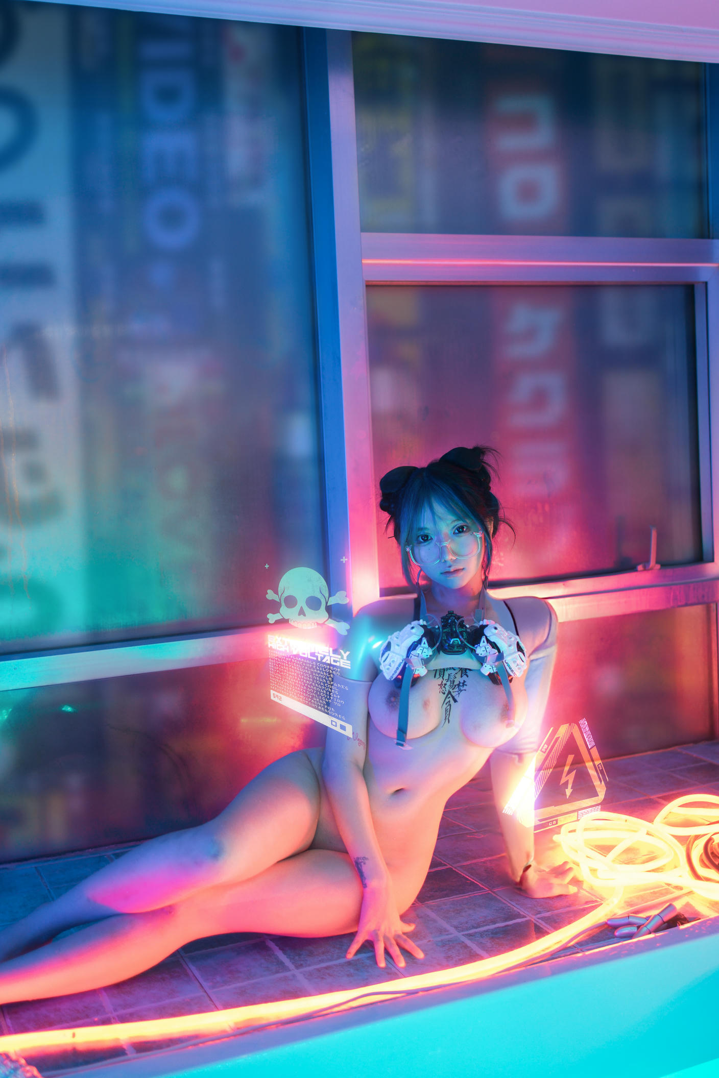 钛合金TiTi NO.089 &莉犬酱 赛博朋克 [119P 1.12GB]_第4集