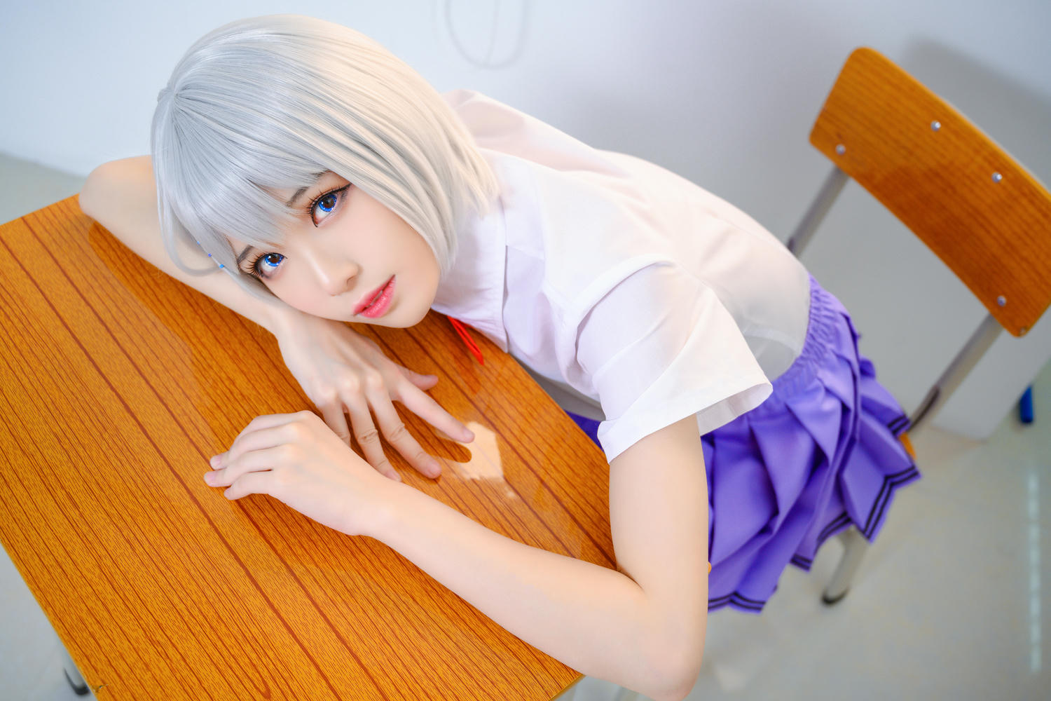 Tomoyo酱 NO.010 鸢一折纸-校服 [12P 60MB]_第1集