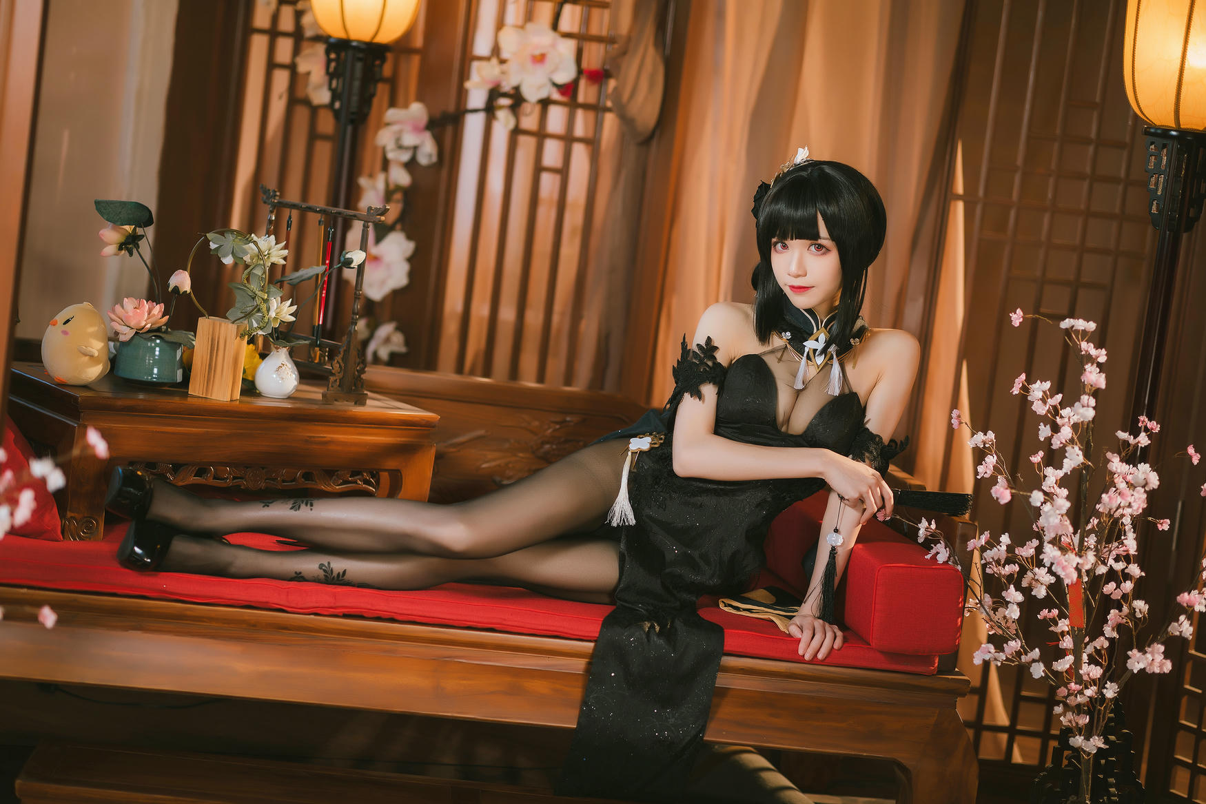 Tomoyo酱 NO.013 碧蓝航线 镇海旗袍 [27P 170MB]_第2集
