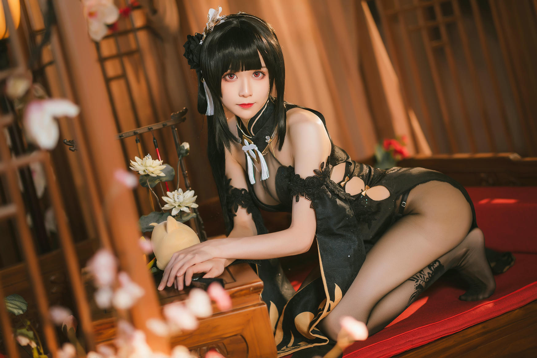 Tomoyo酱 NO.013 碧蓝航线 镇海旗袍 [27P 170MB]_第3集