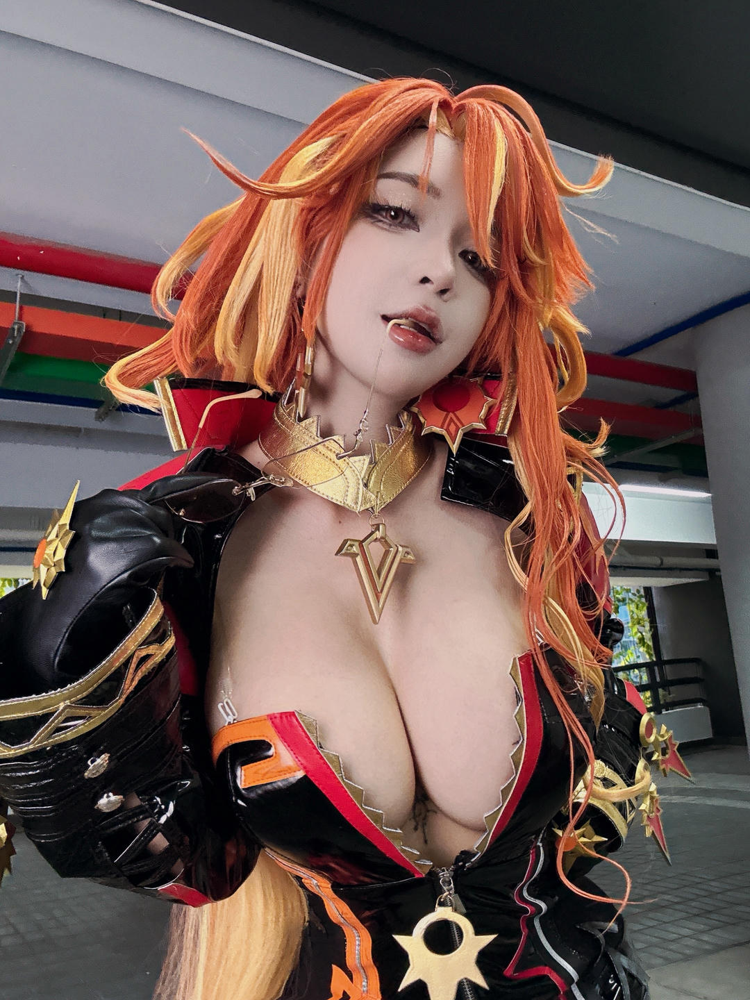 越南coser-Umeko J NO.128 cosplay Mavuika Genshin Impact [96P9V-1.25G][-Pic_第4集