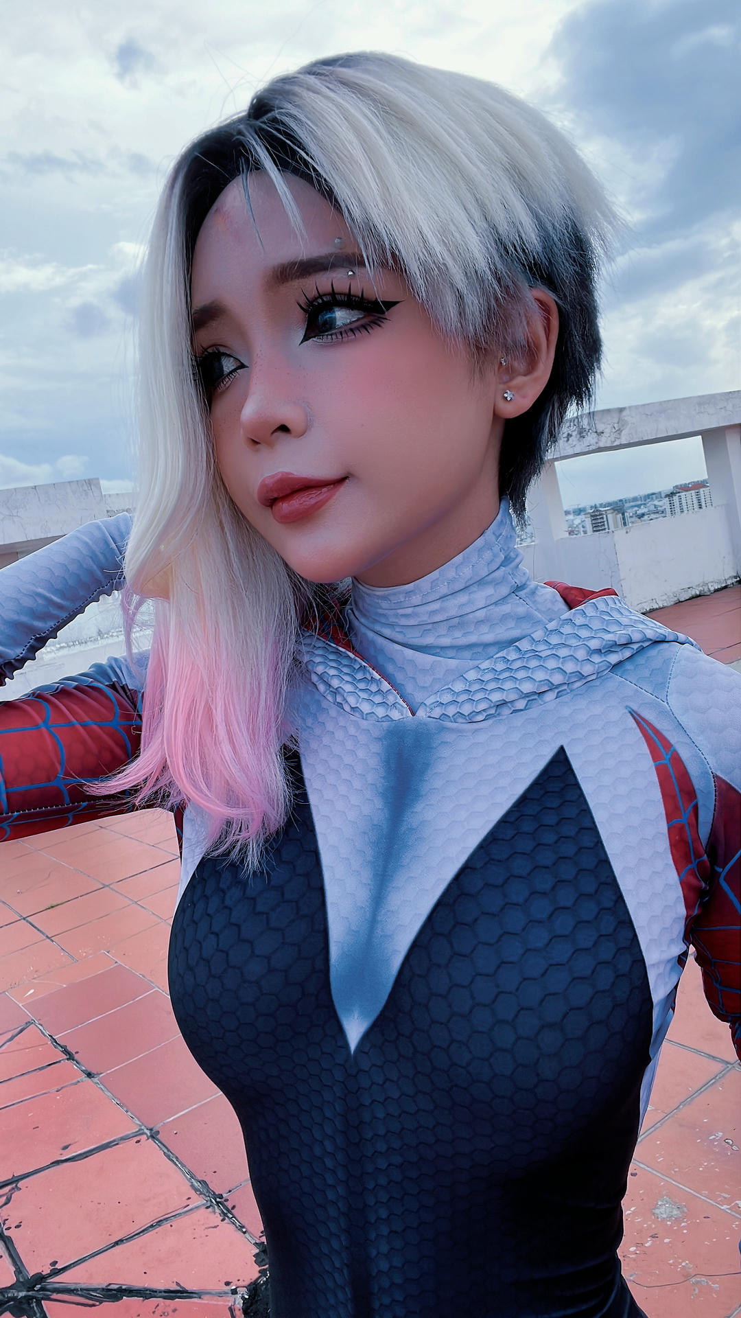 越南coser-Umeko J NO.053 Spider Gwen [149P+1V／1.27GB]_第7集